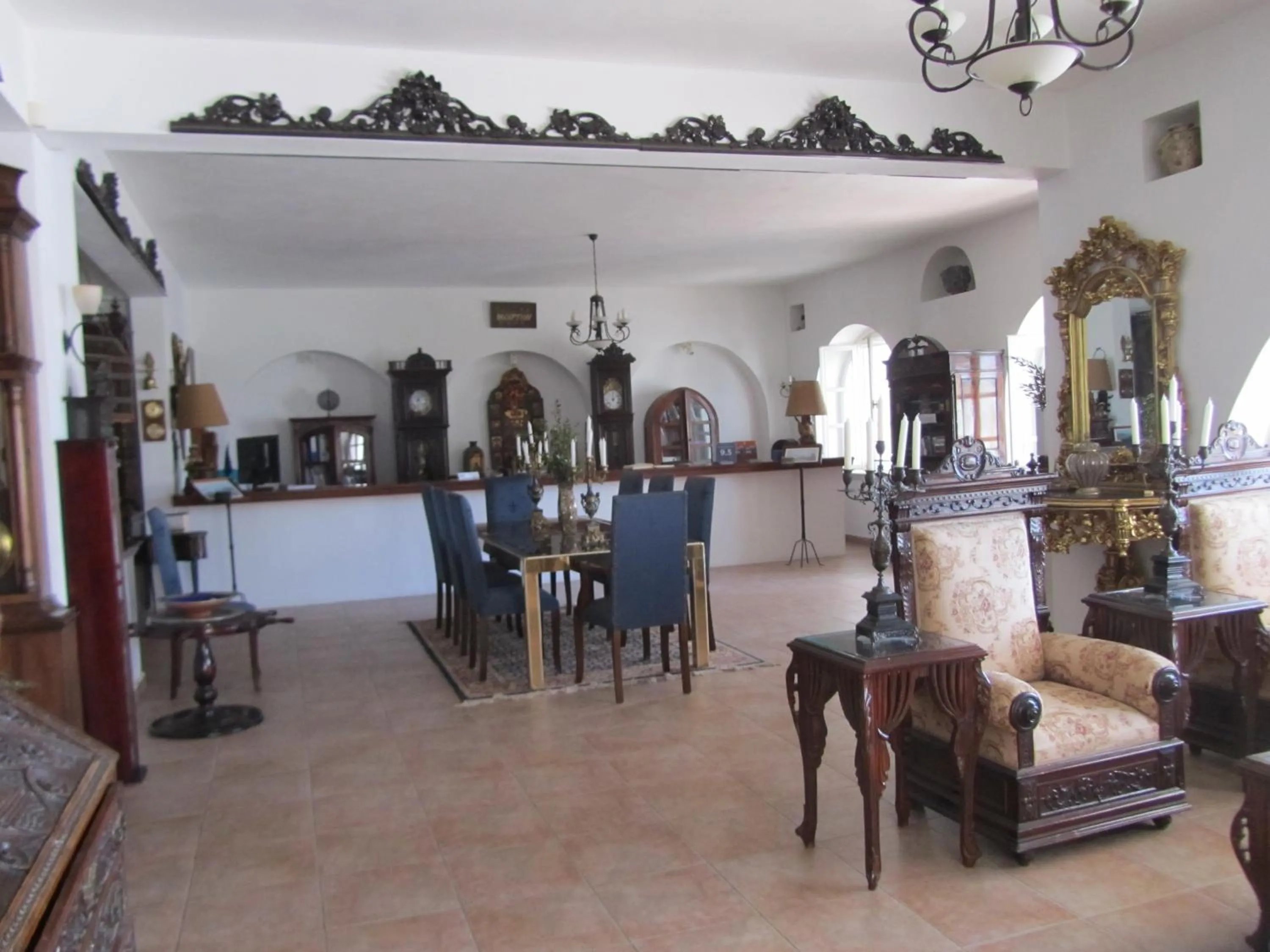 Lobby or reception in Porto Scoutari Romantic Hotel