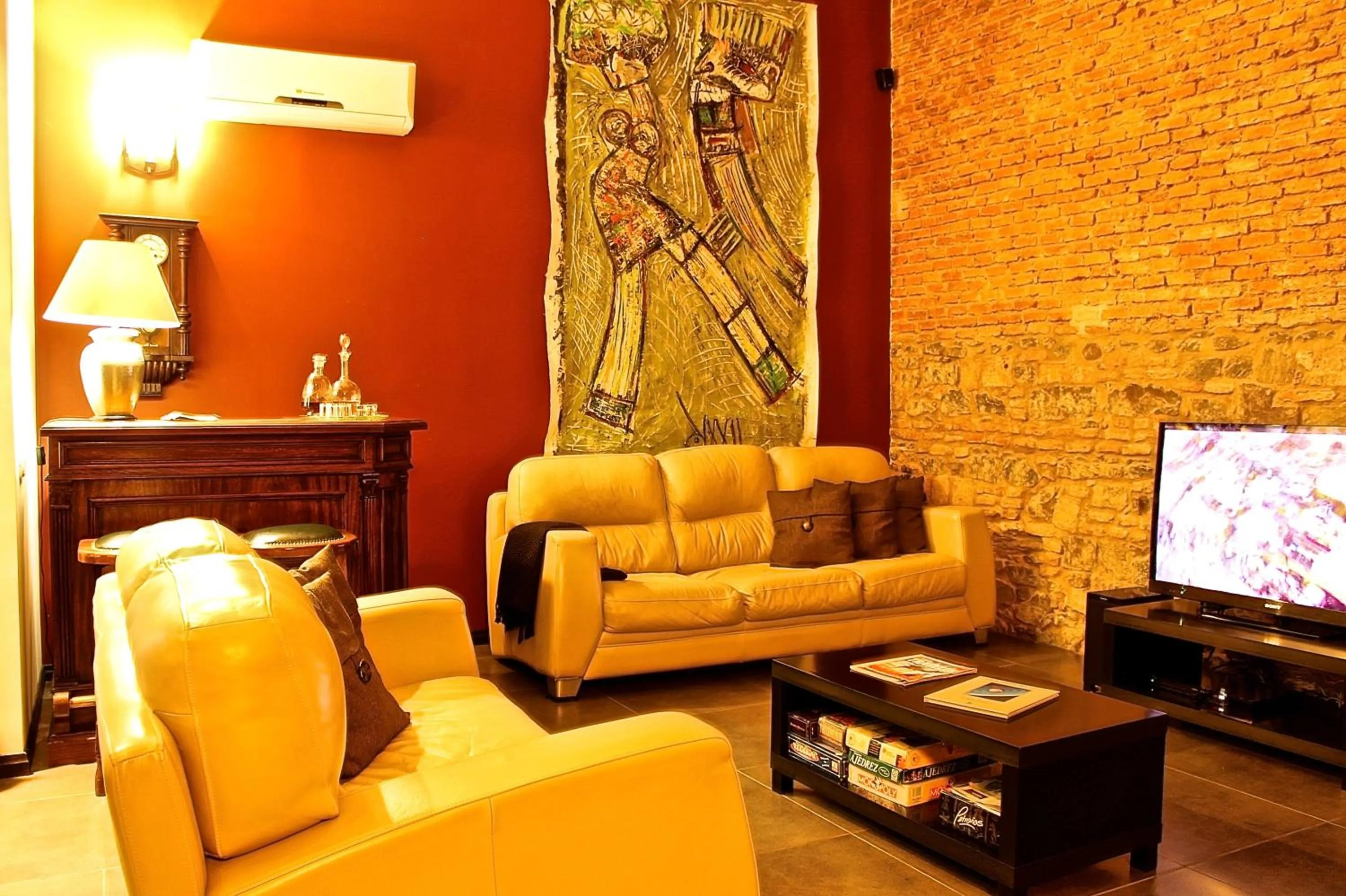 Communal lounge/ TV room in Posada Boutique Las Terrazas