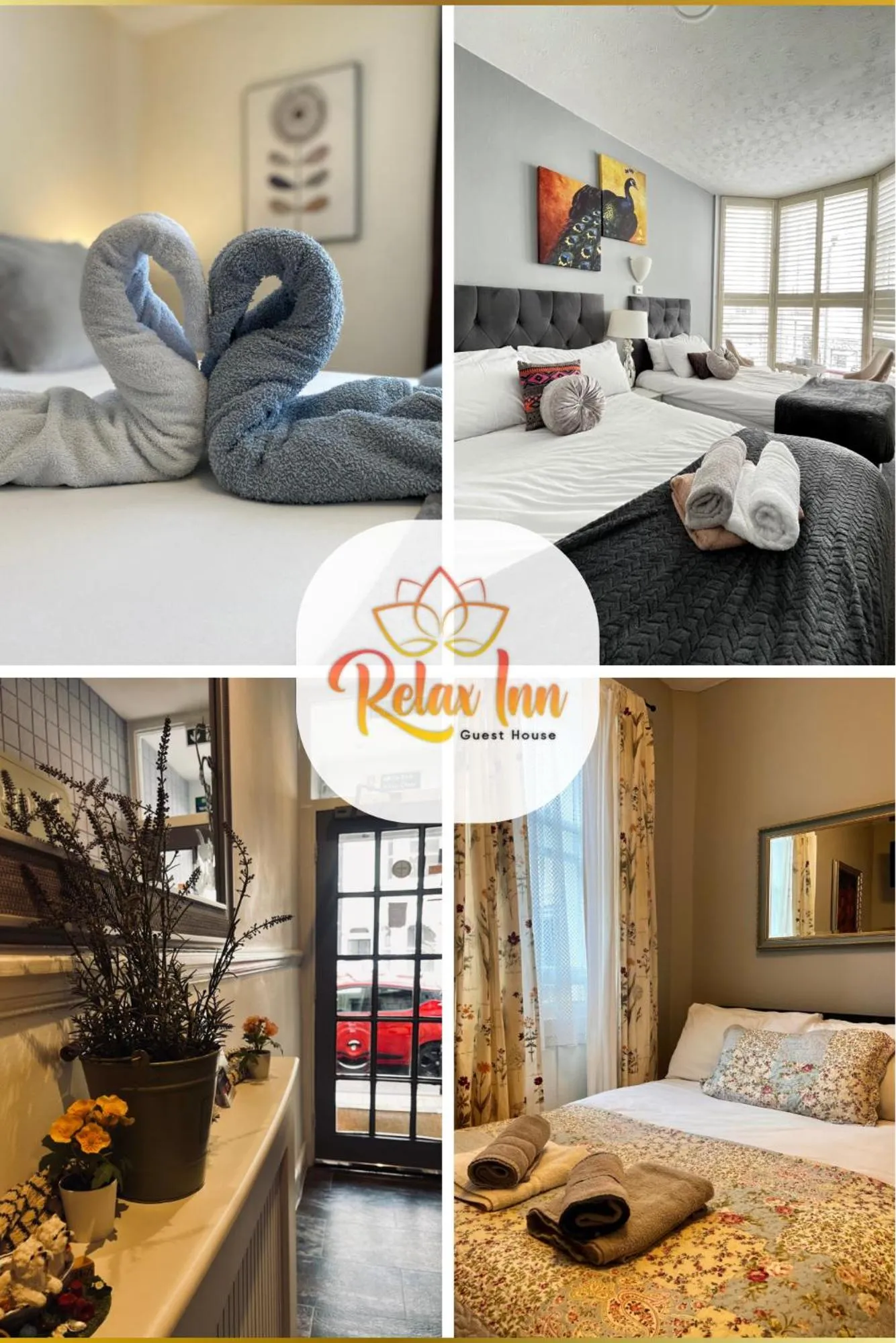 Bed in Relax Inn Guest House