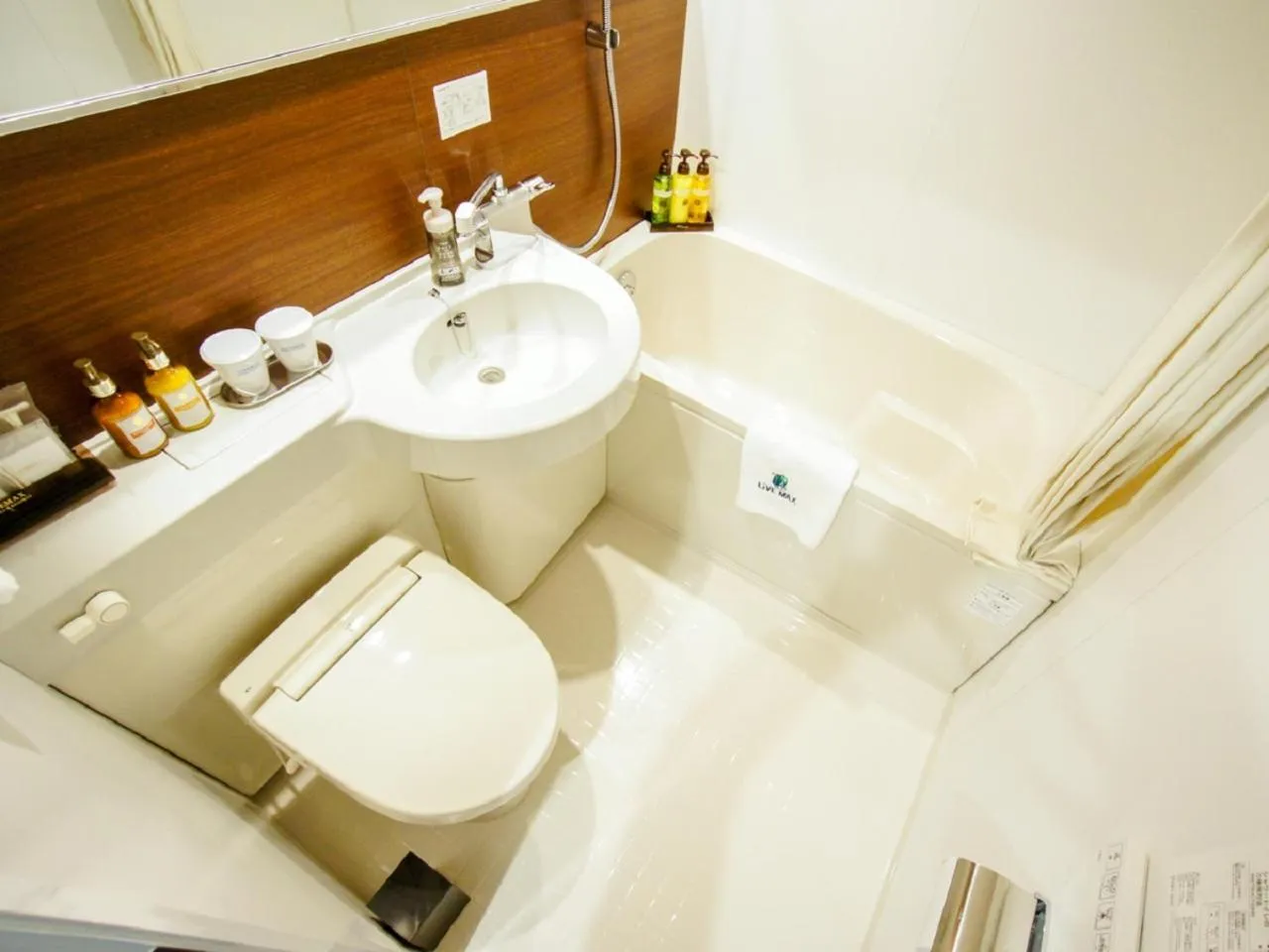 Toilet in HOTEL LiVEMAX Gifu Hashima Ekimae