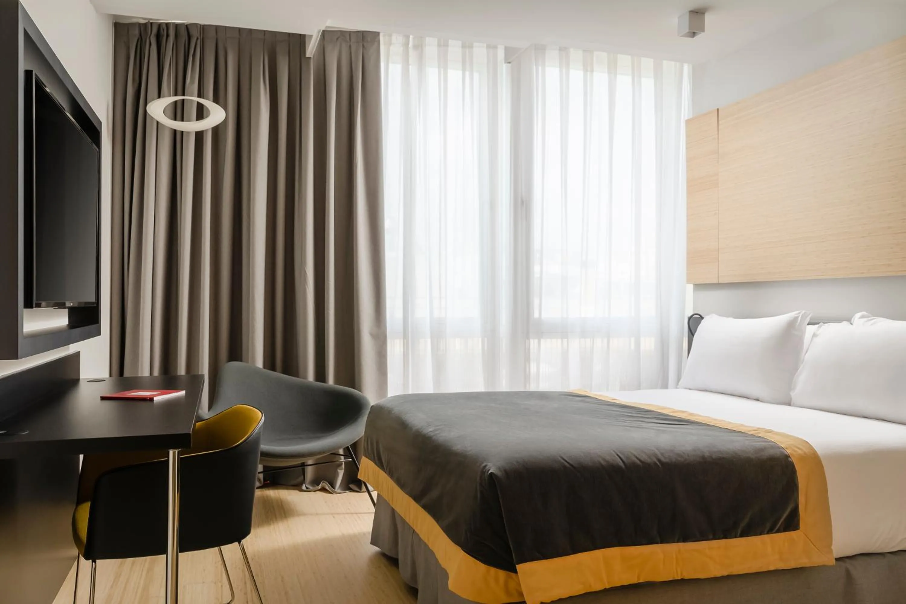 Bedroom, Bed in Exe Plaza Catalunya