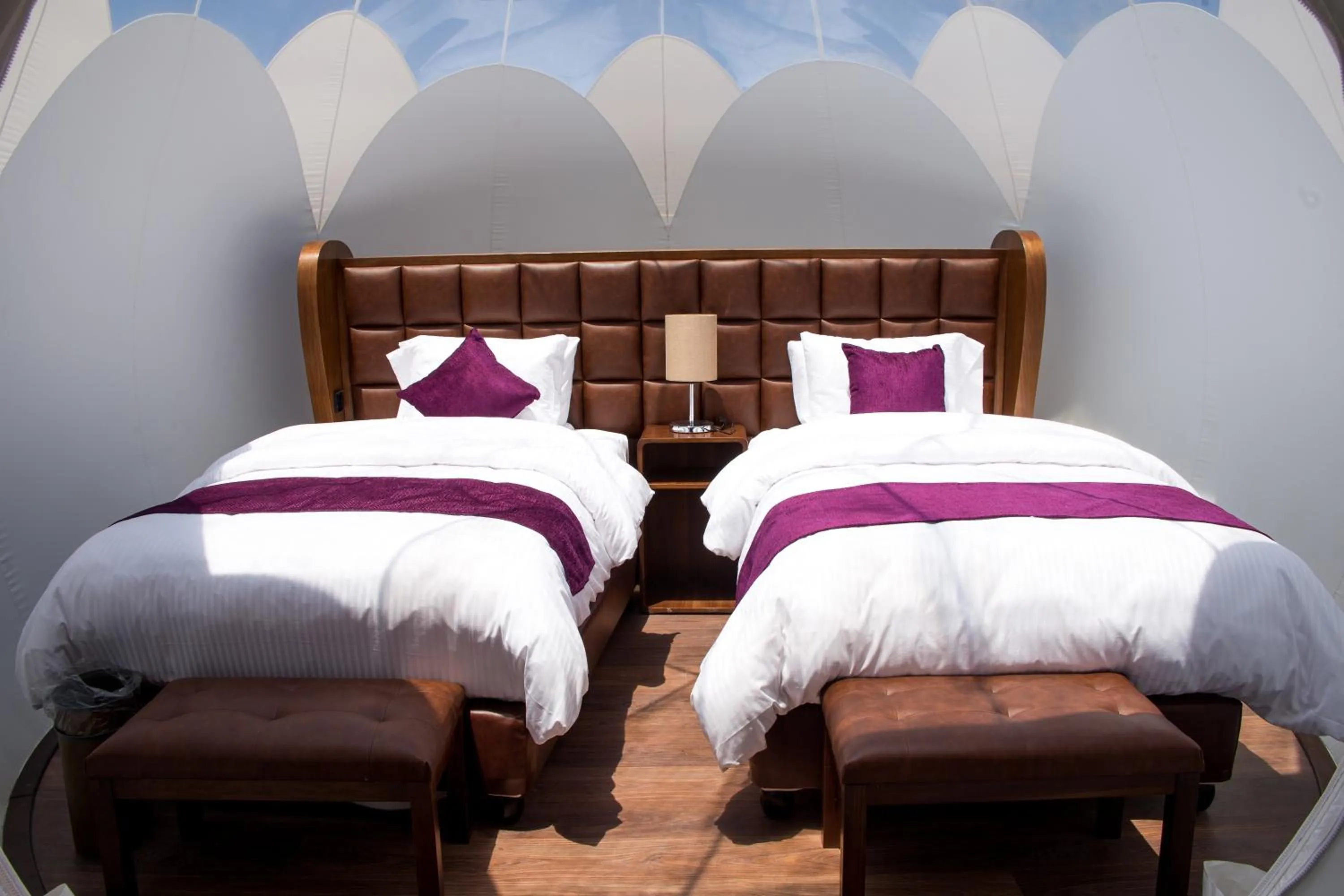 Bed in Petra Bubble Luxotel