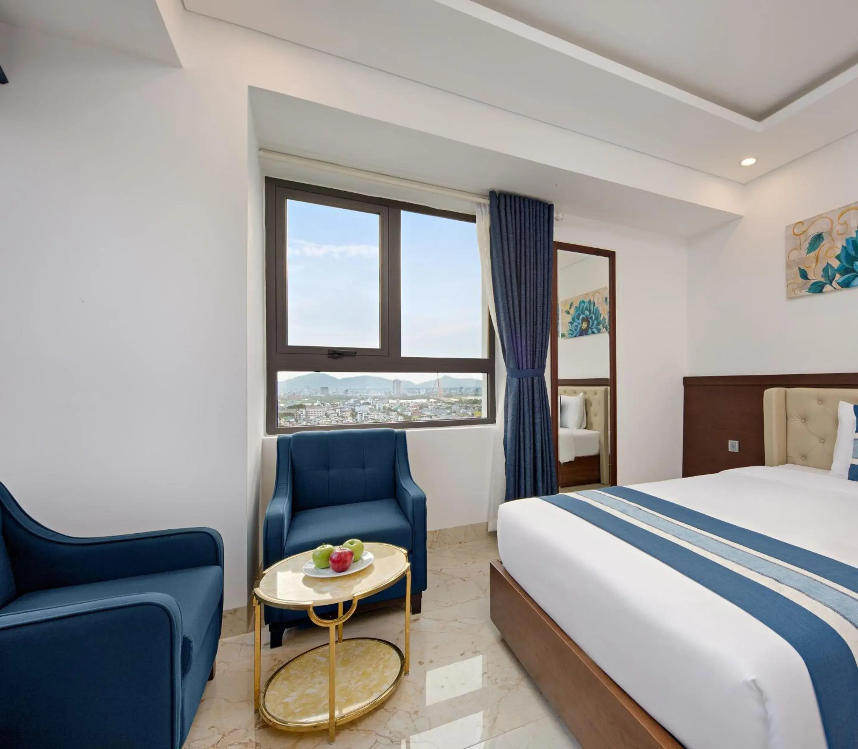 Deluxe Double Room with Partial Sea View in Eden Ocean View Hotel Da Nang Deluxe Double Room with Partial Sea View in Eden Ocean View Hotel Da Nang