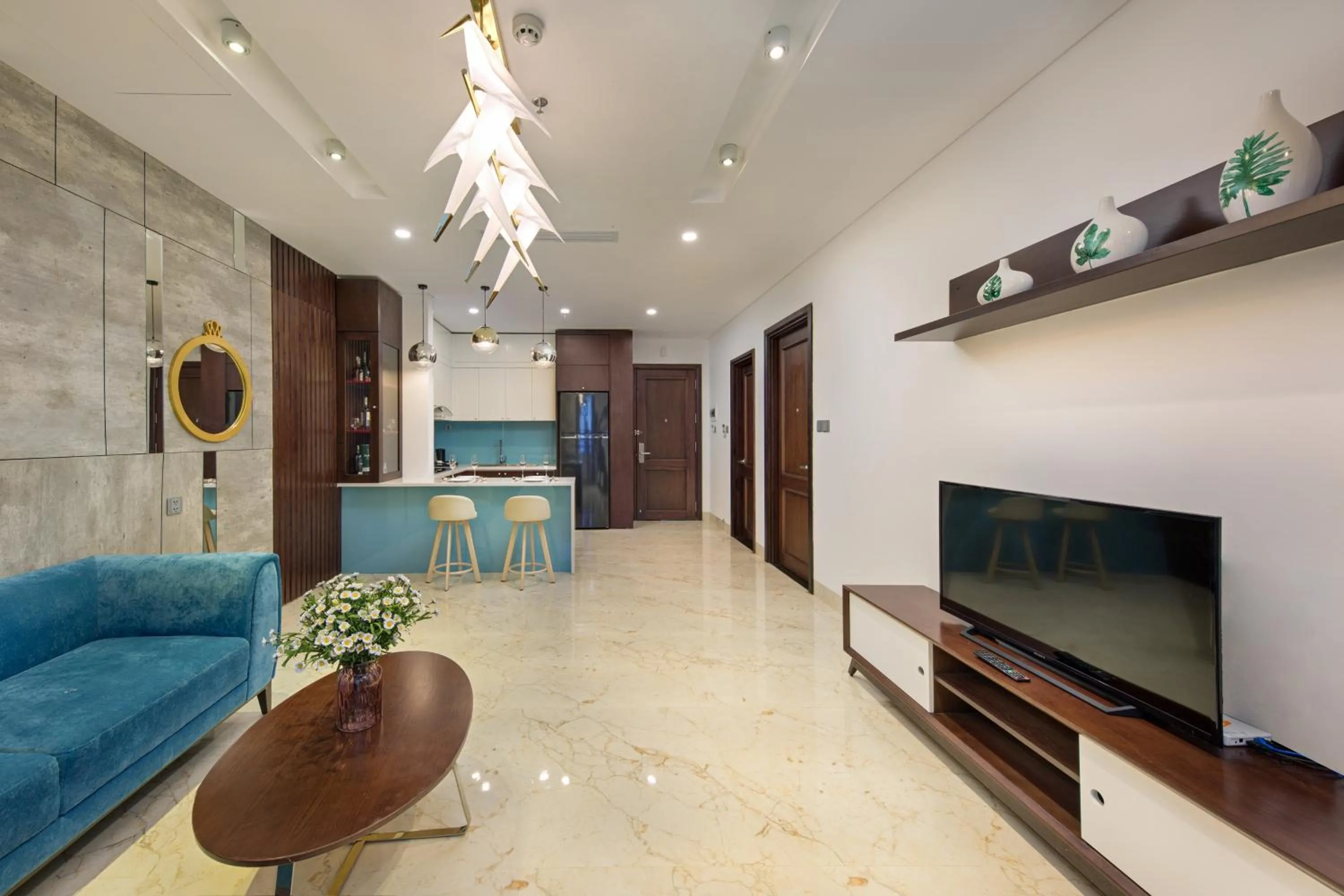 Living room in Eden Ocean View Hotel Da Nang