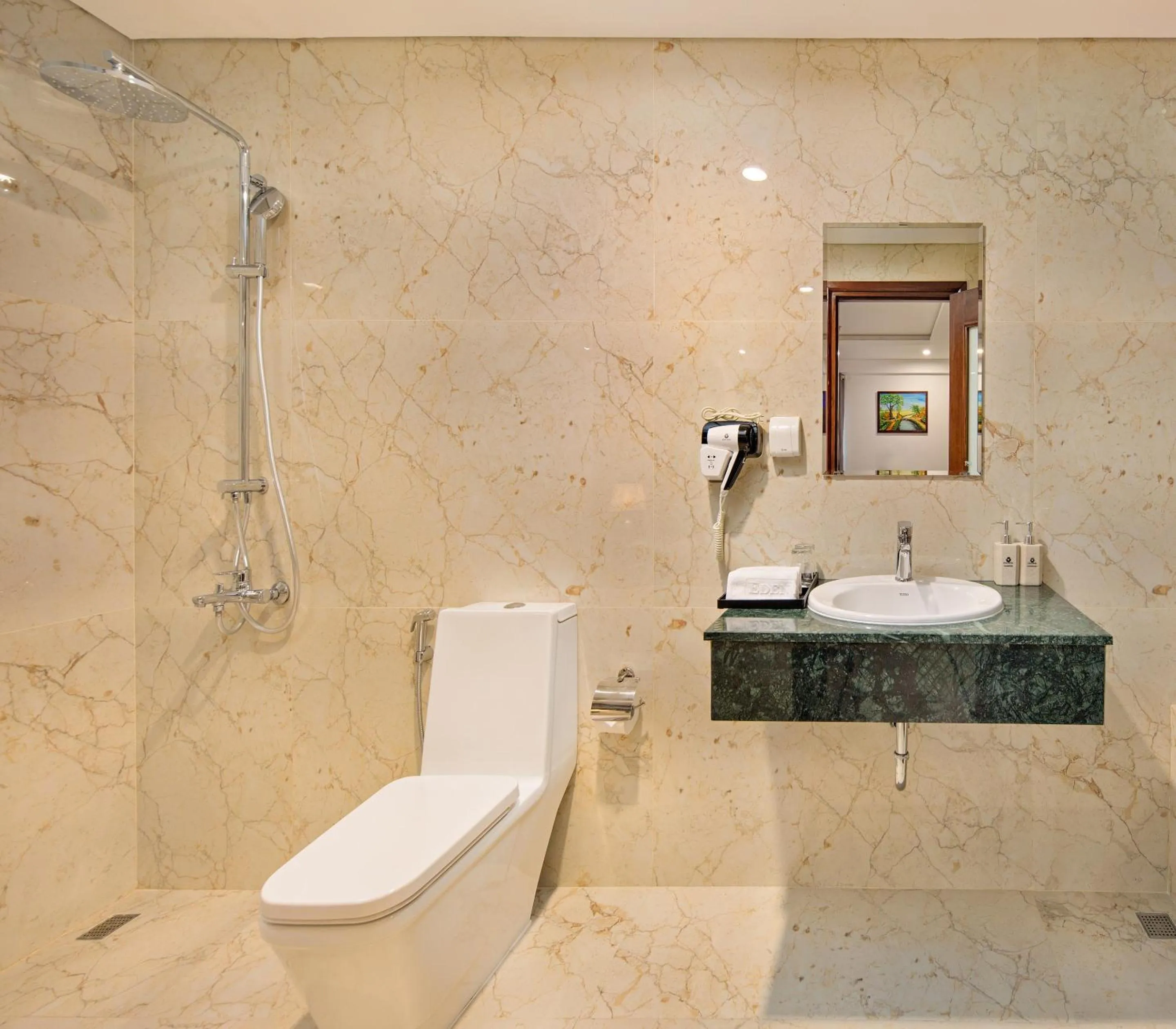 Bathroom in Eden Ocean View Hotel Da Nang