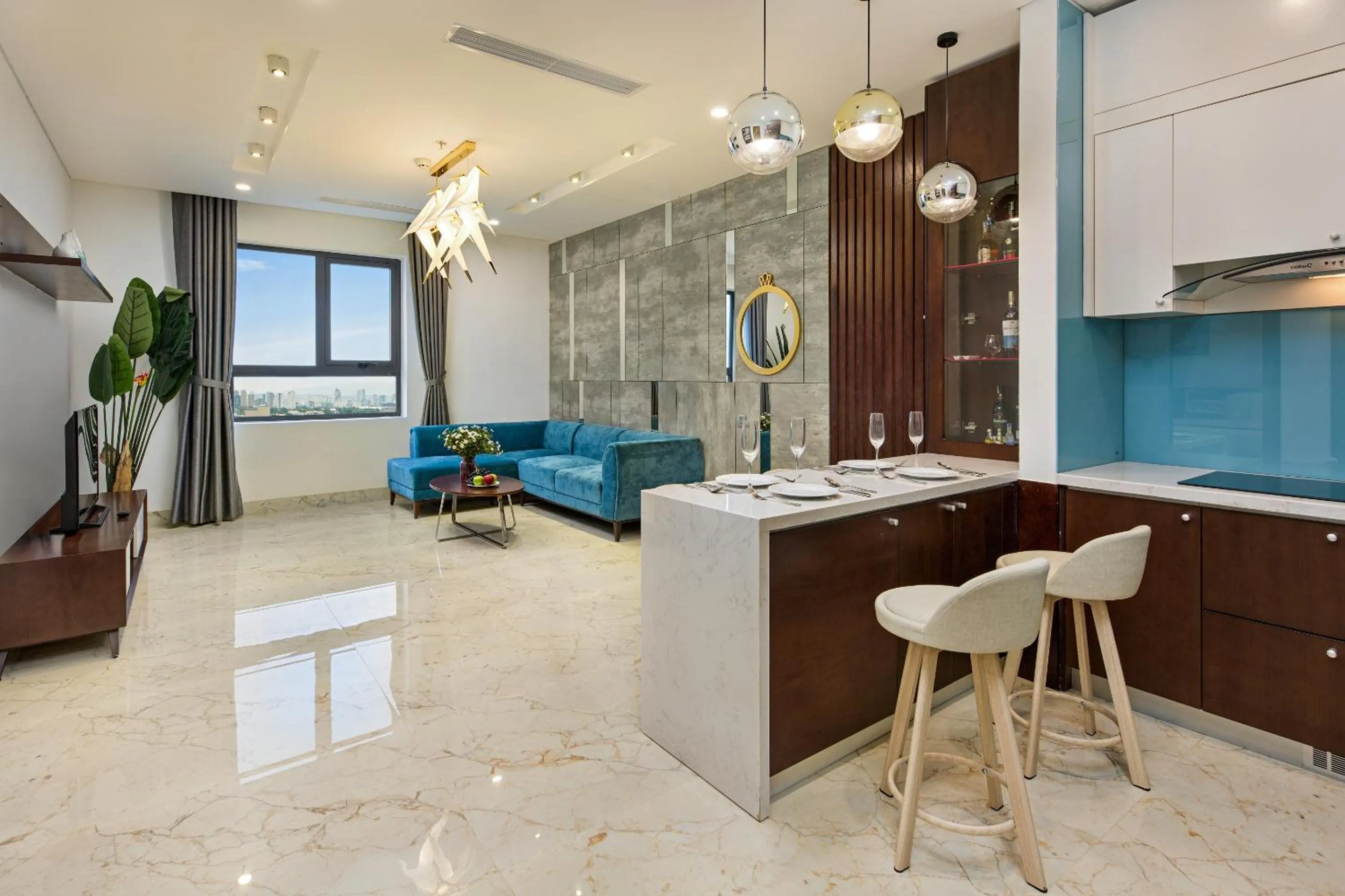 Living room in Eden Ocean View Hotel Da Nang