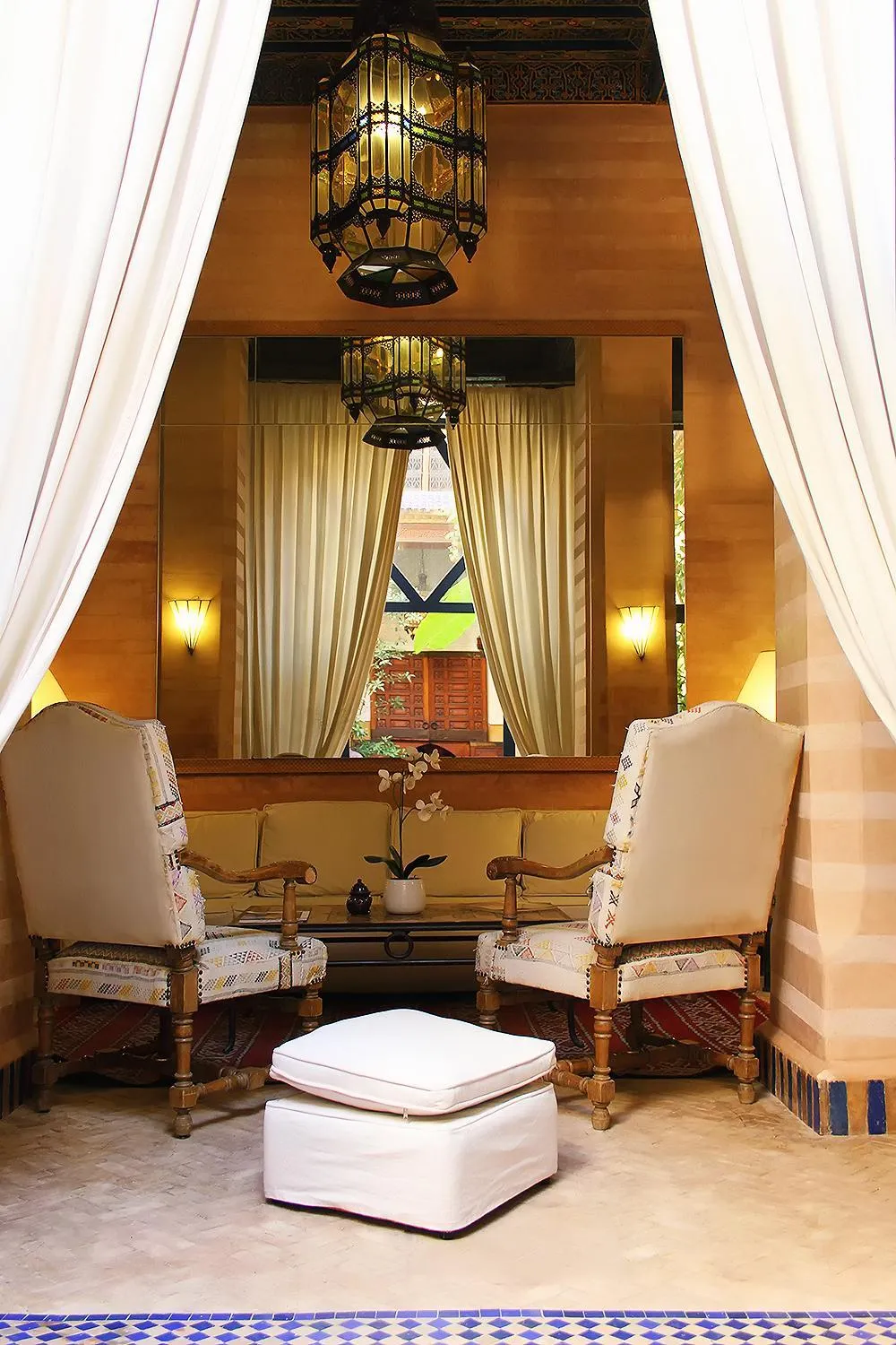 Living room in Riad Soundouss