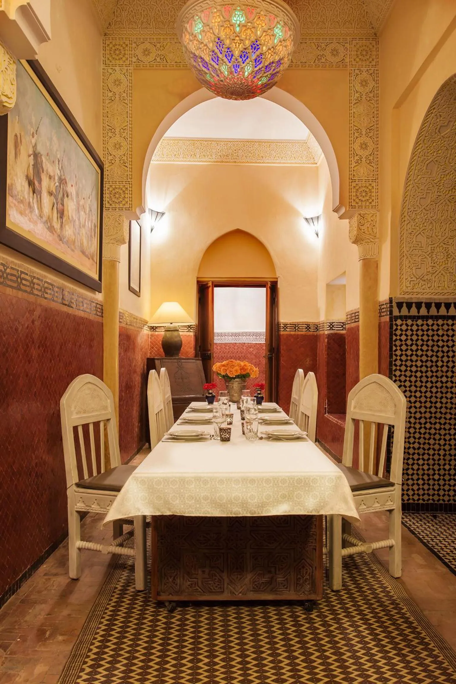 Dining area in Riad Soundouss