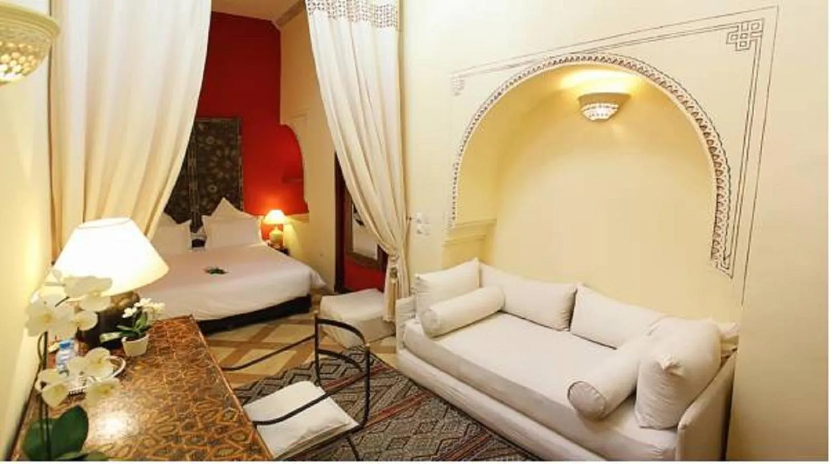 Living room in Riad Soundouss