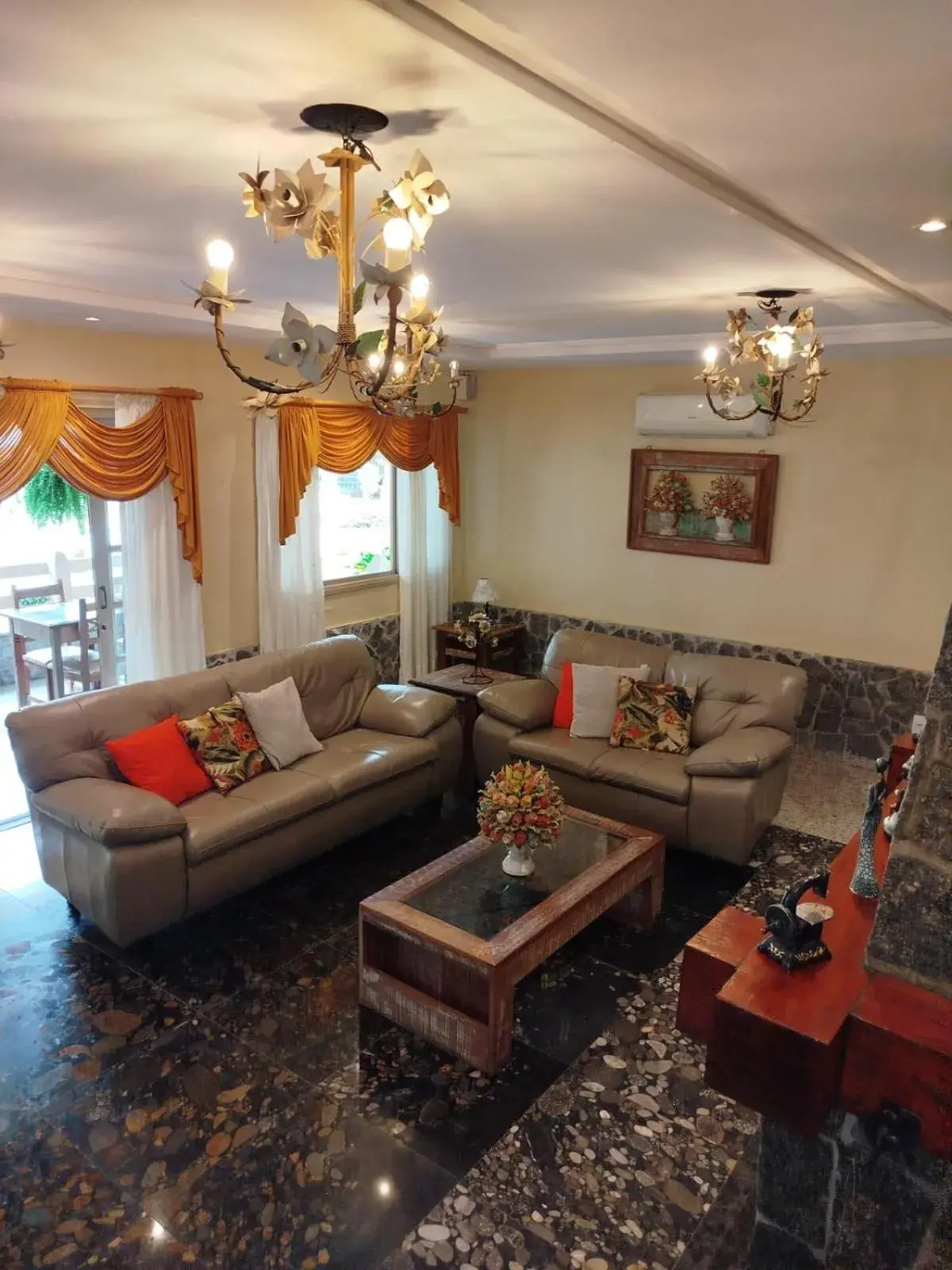 Living room in Hotel Rio Penedo Living room in Hotel Rio Penedo