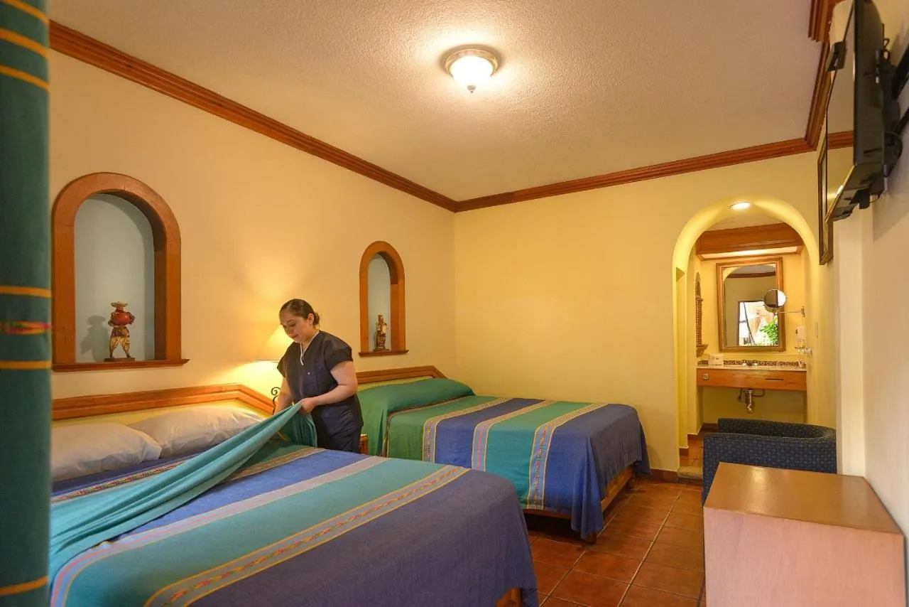 Bed in Hotel la Parroquia