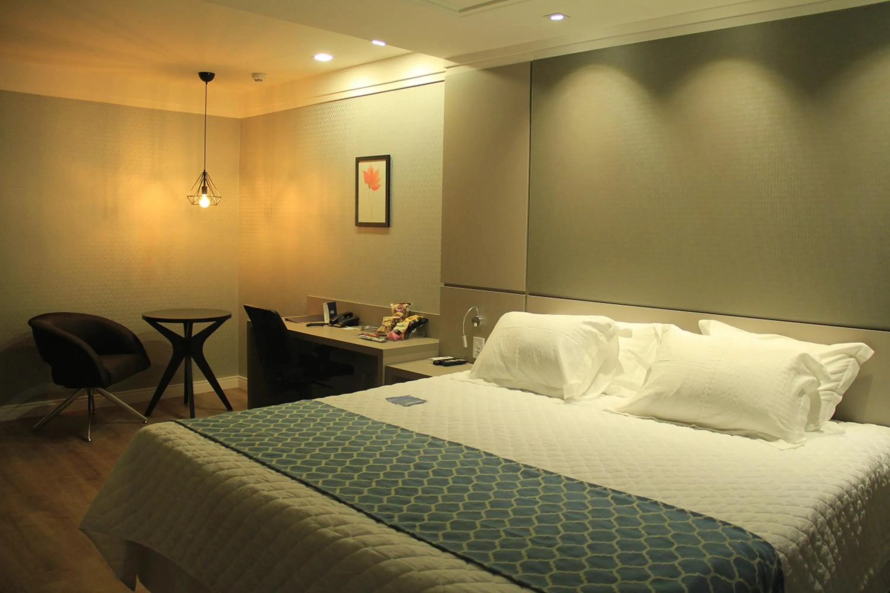 Bed in Blue Open Hotel