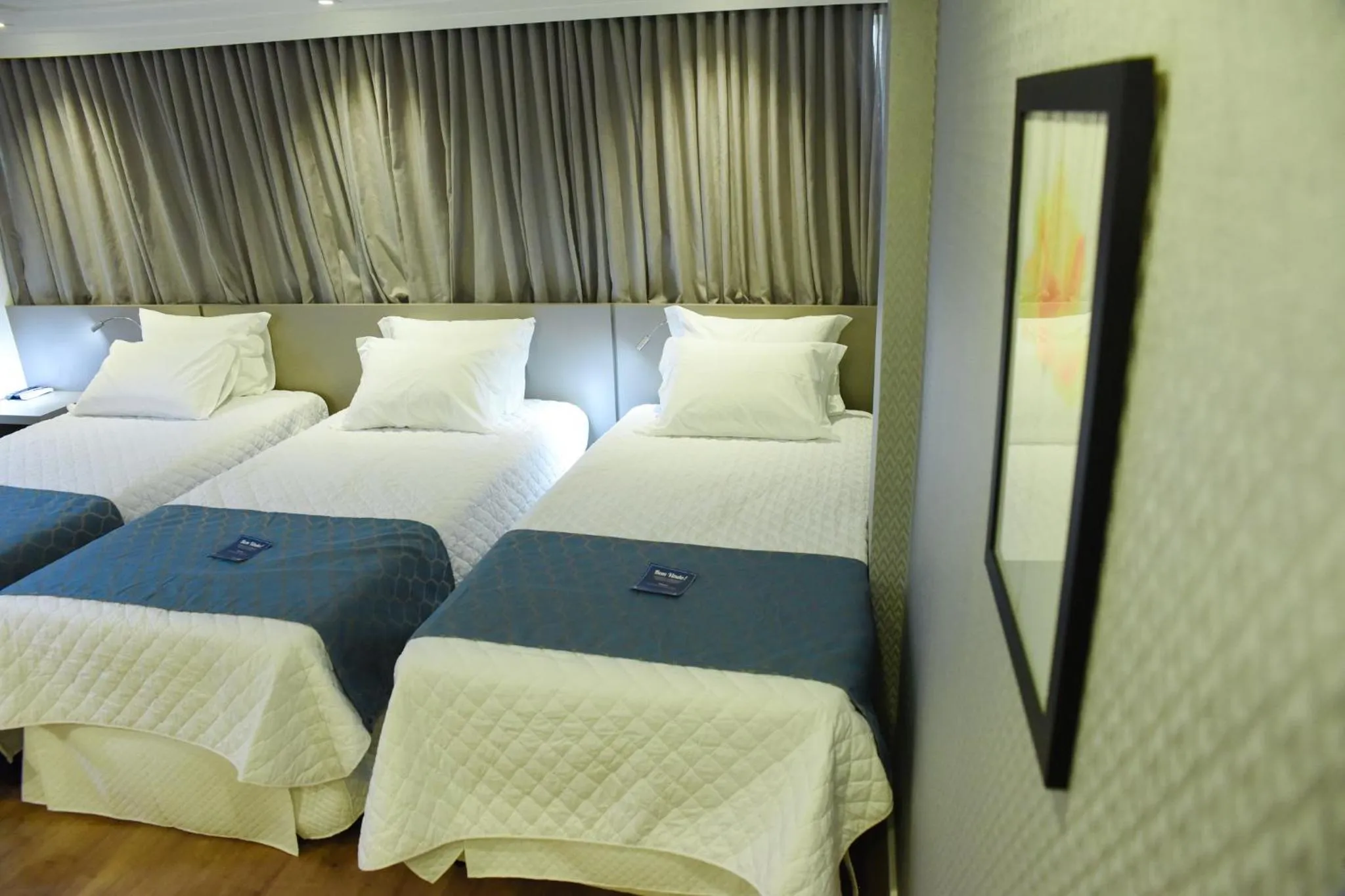 Bed in Blue Open Hotel