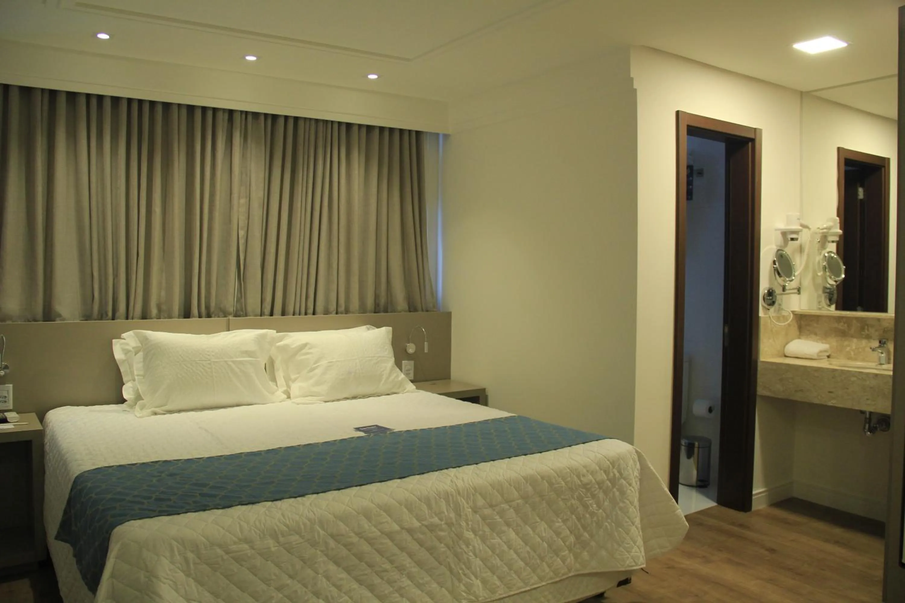 Bed in Blue Open Hotel