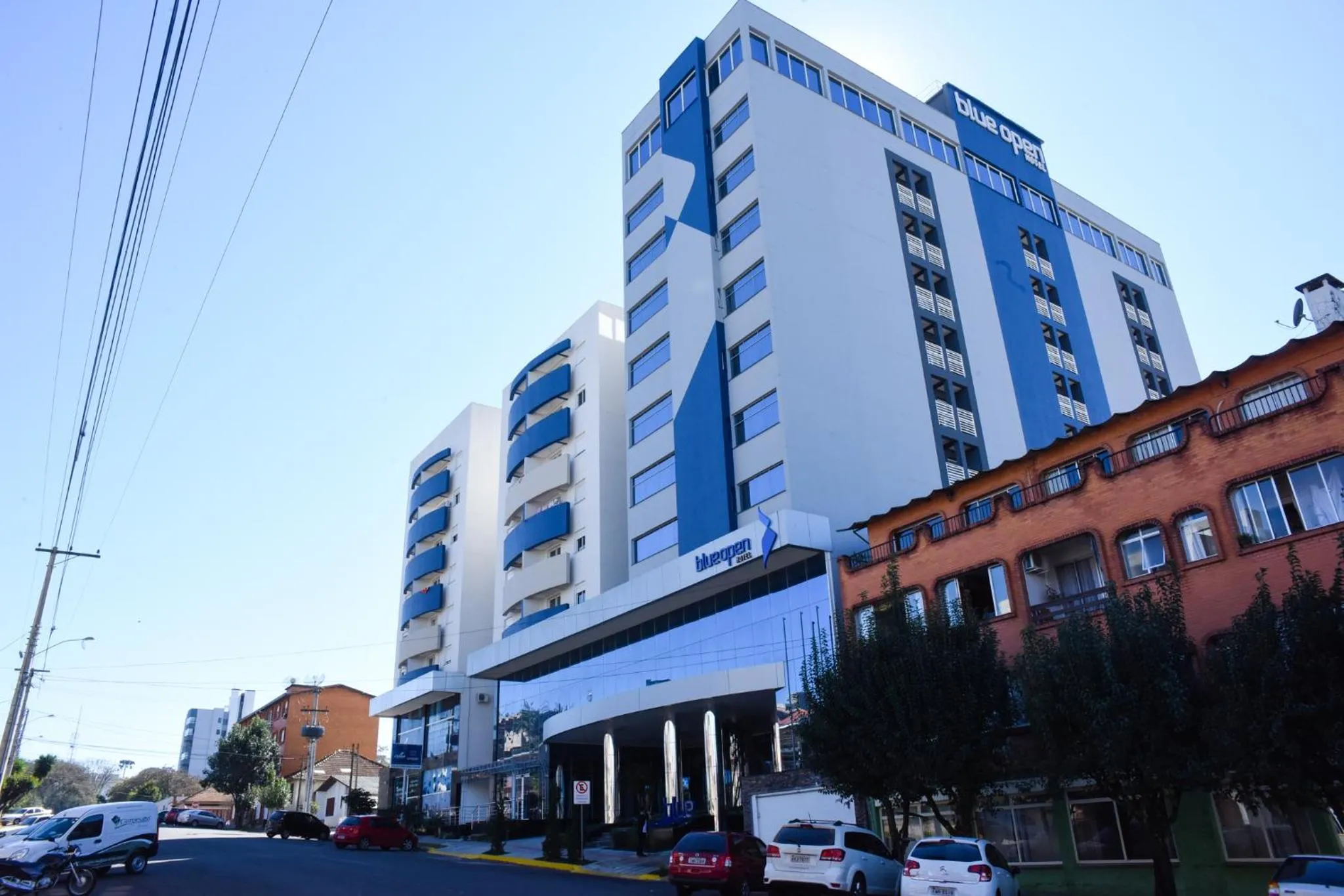 Property building in Blue Open Hotel