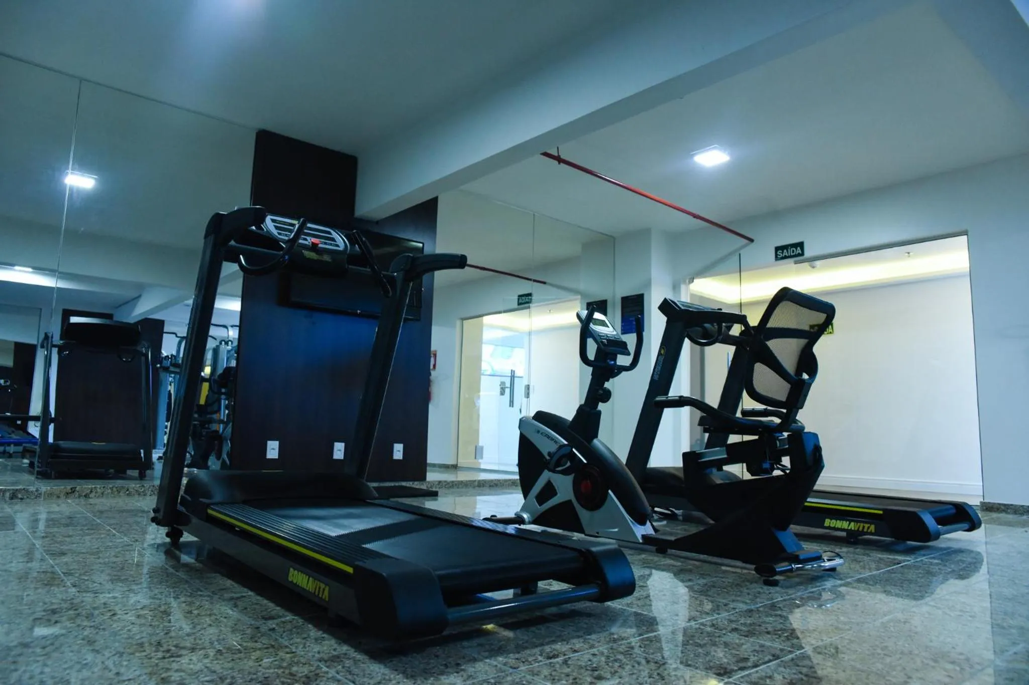 Fitness centre/facilities in Blue Open Hotel