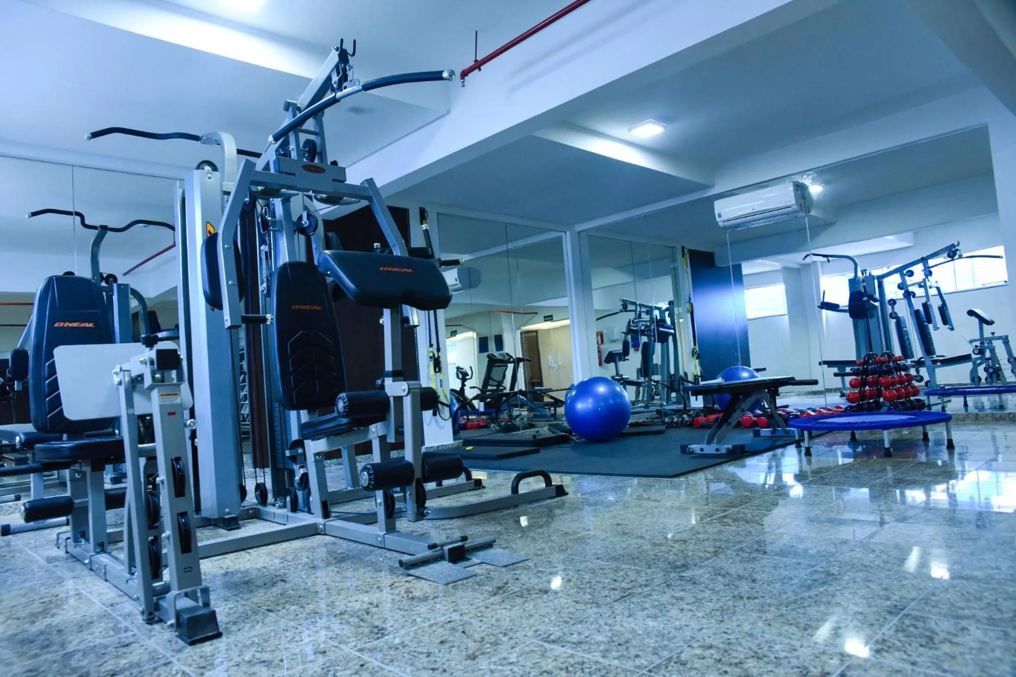 Fitness centre/facilities in Blue Open Hotel