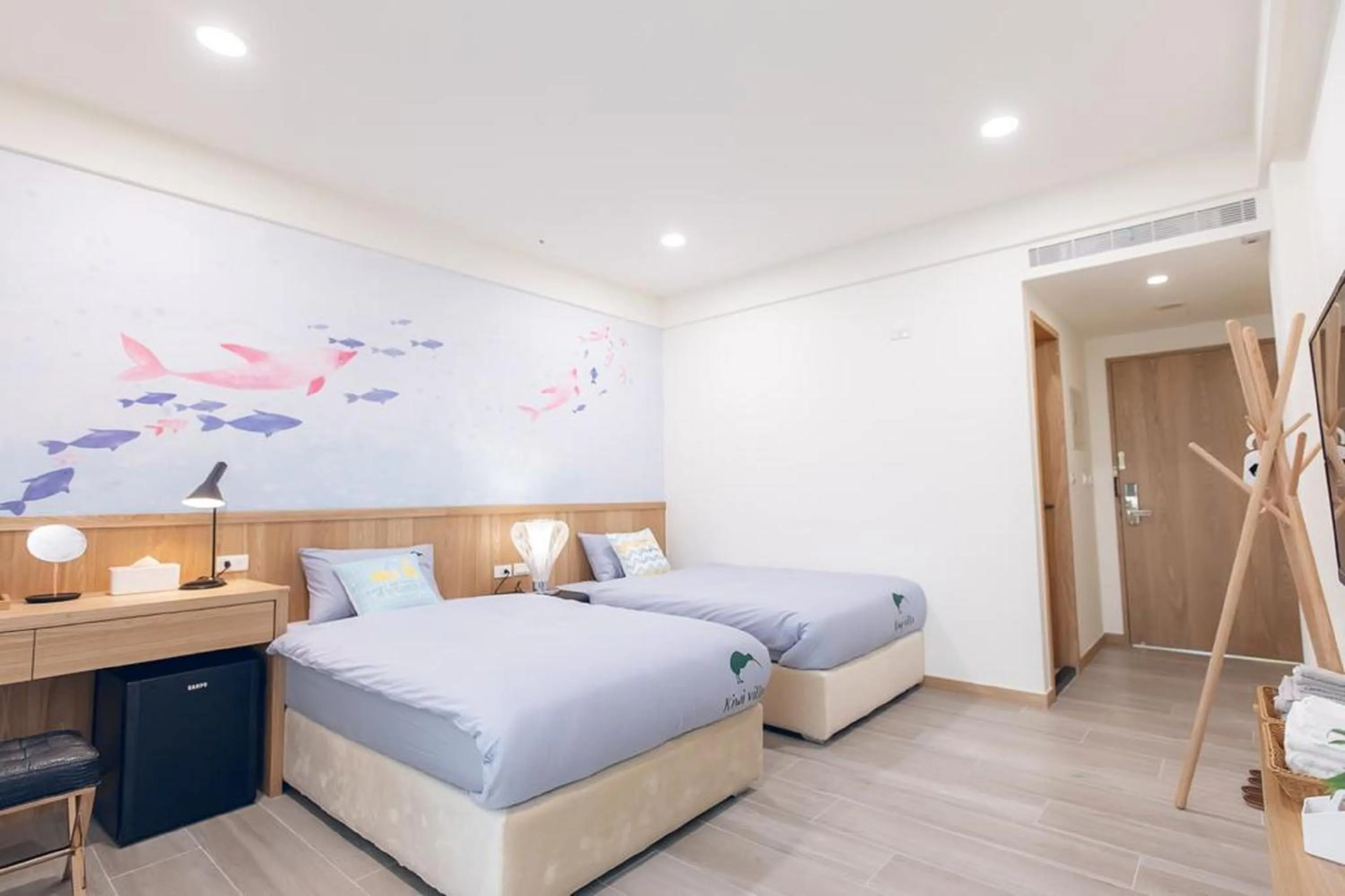 Decorative detail, Bed in Kiwi Villa