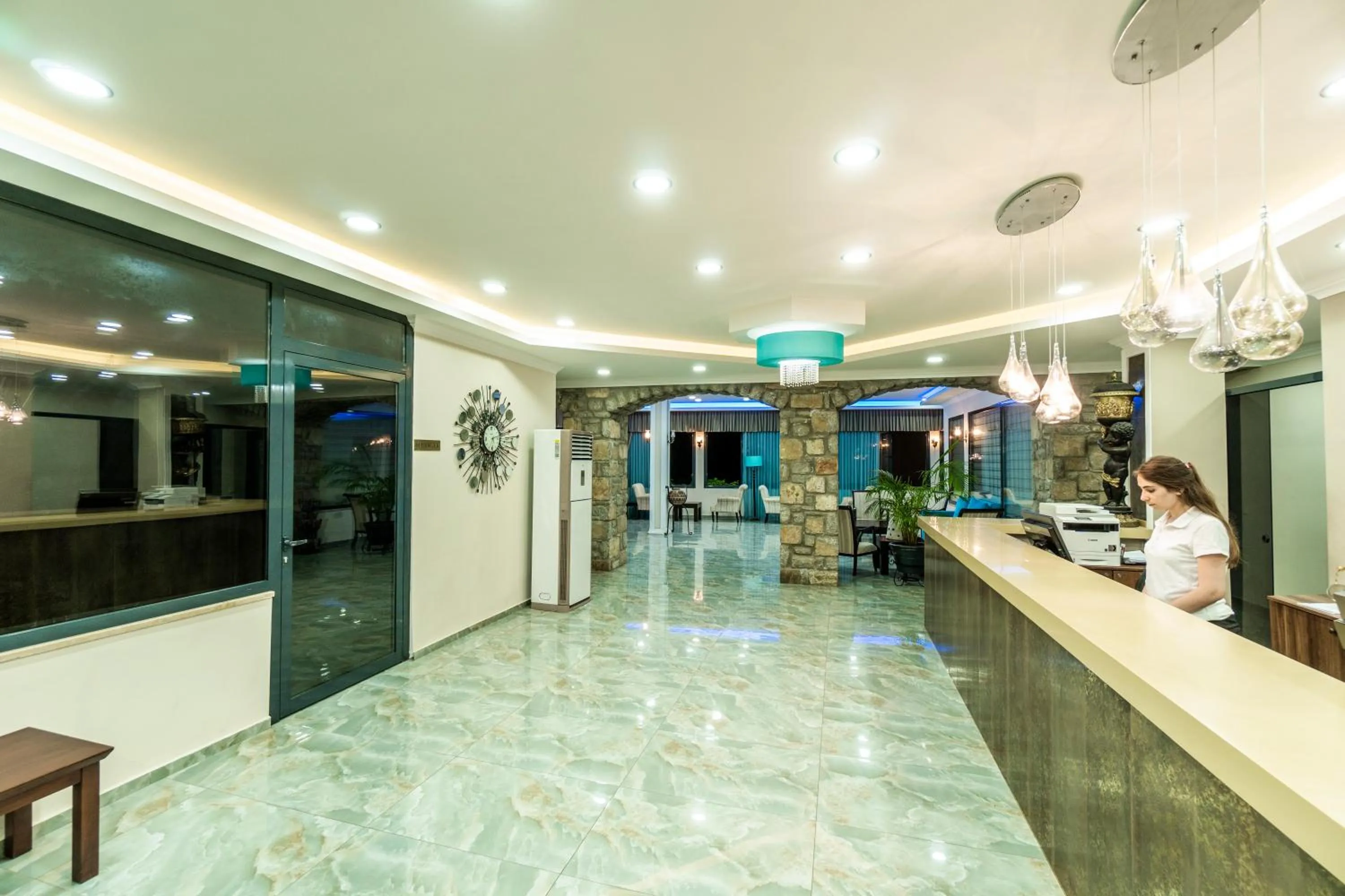 Lobby or reception in Ayaz Aqua Beach Hotel
