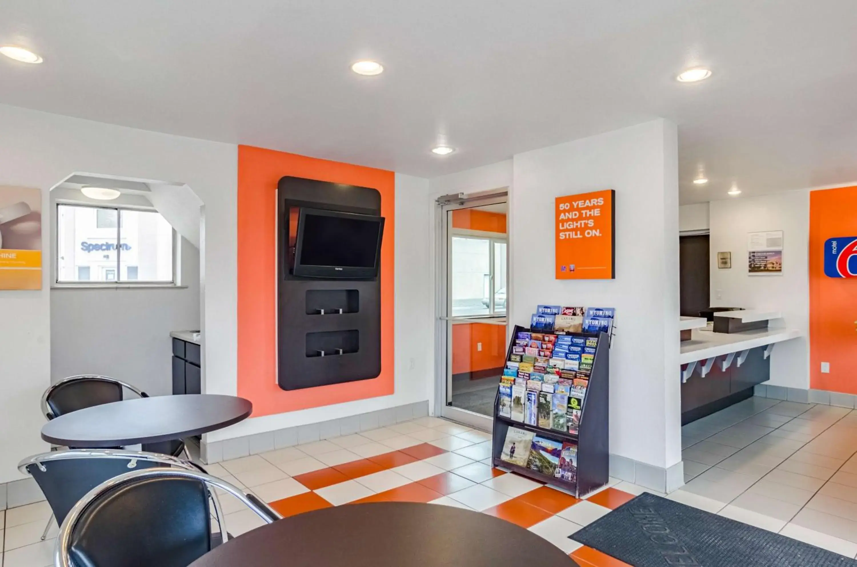 Lobby or reception in Motel 6 Riverton WY Lobby or reception in Motel 6 Riverton WY