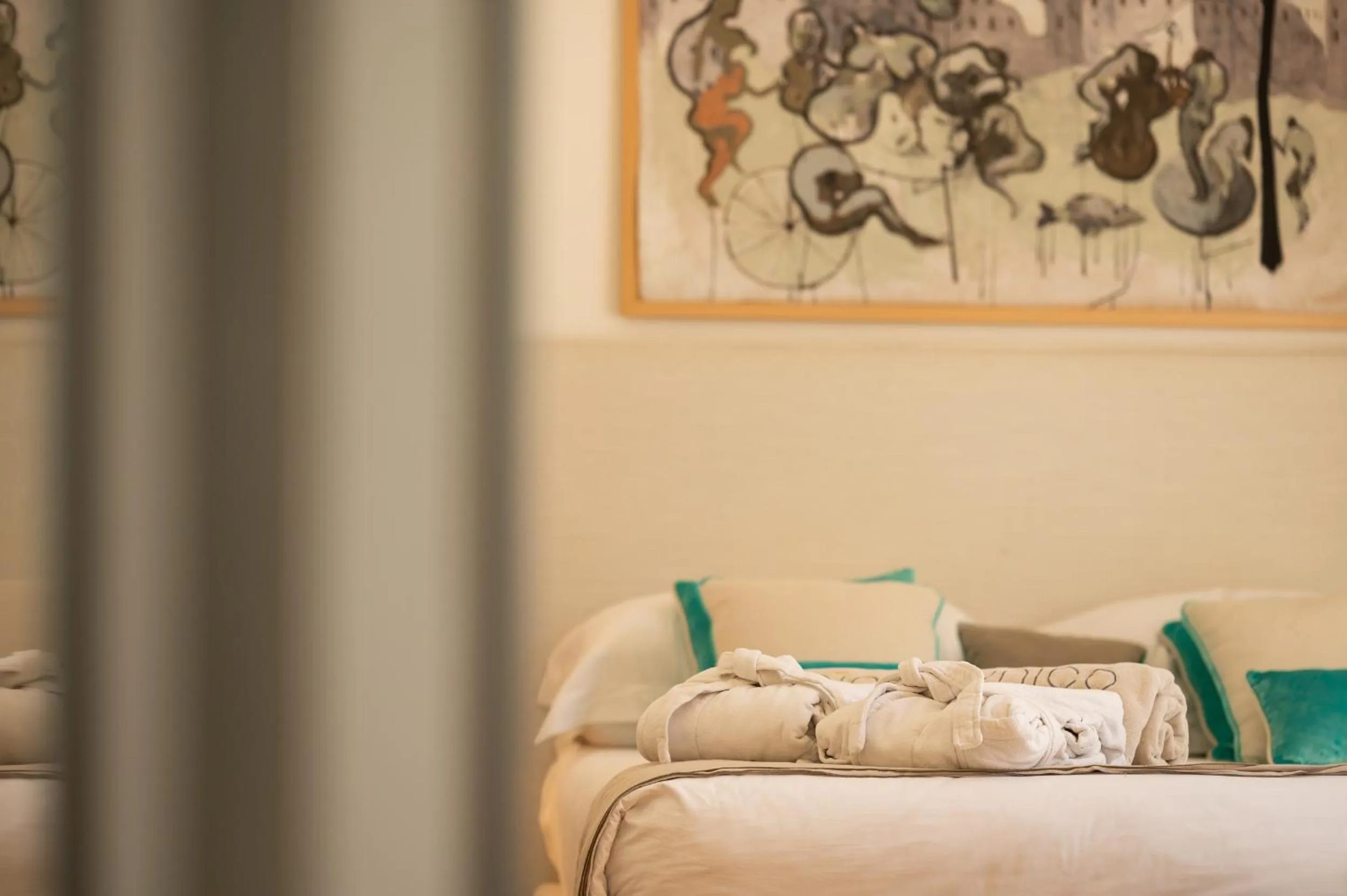 Bed in Unìco Boutique Hotel d'Arte