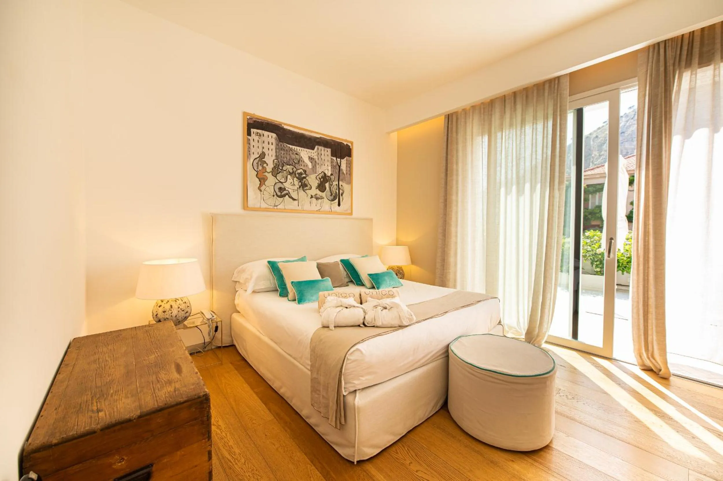 Bed in Unìco Boutique Hotel d'Arte