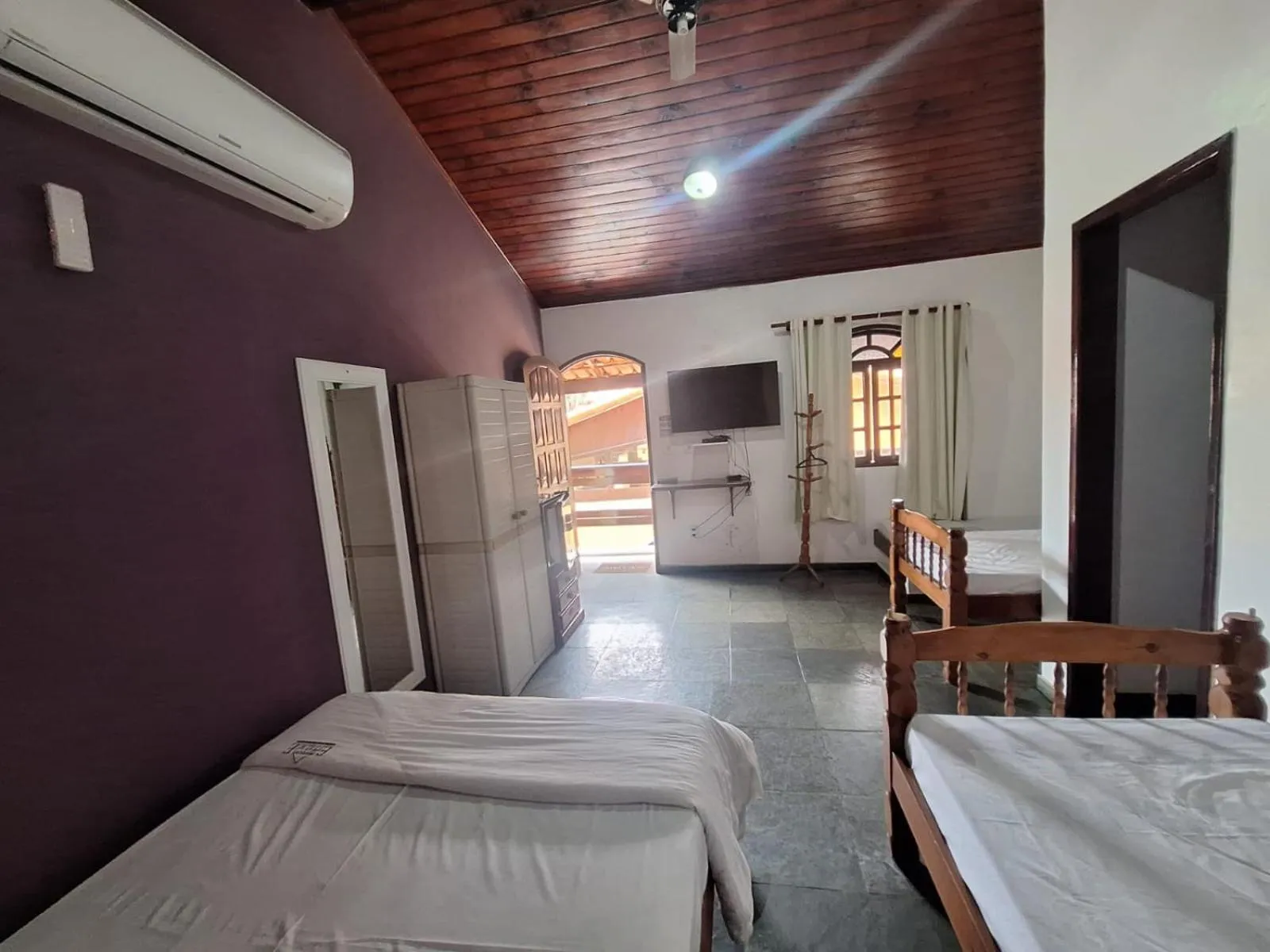 Bed in Pousada Estalage