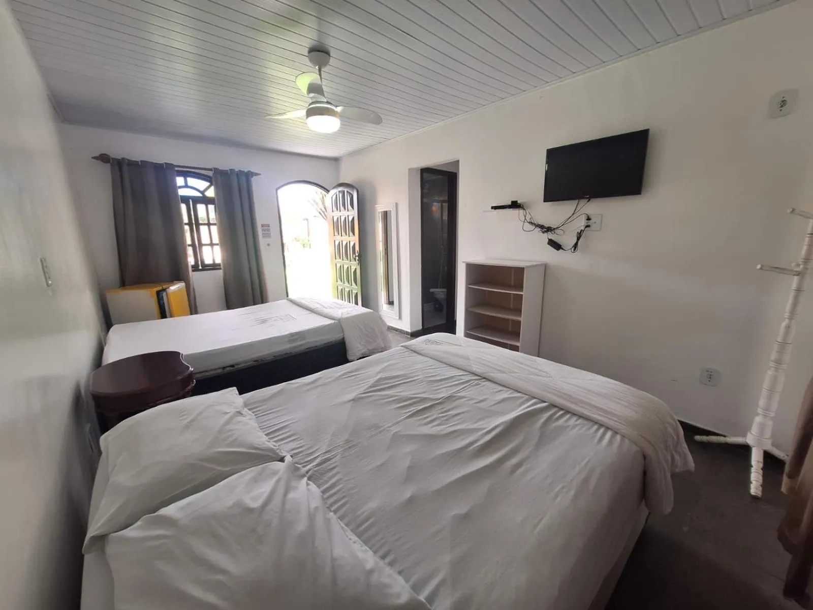 Bed in Pousada Estalage