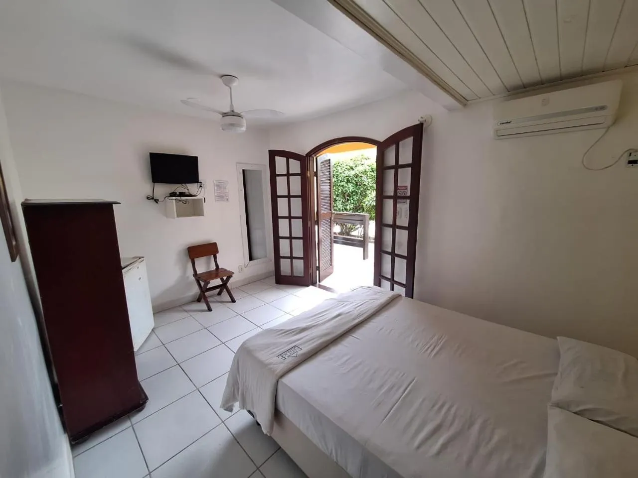 Bed in Pousada Estalage