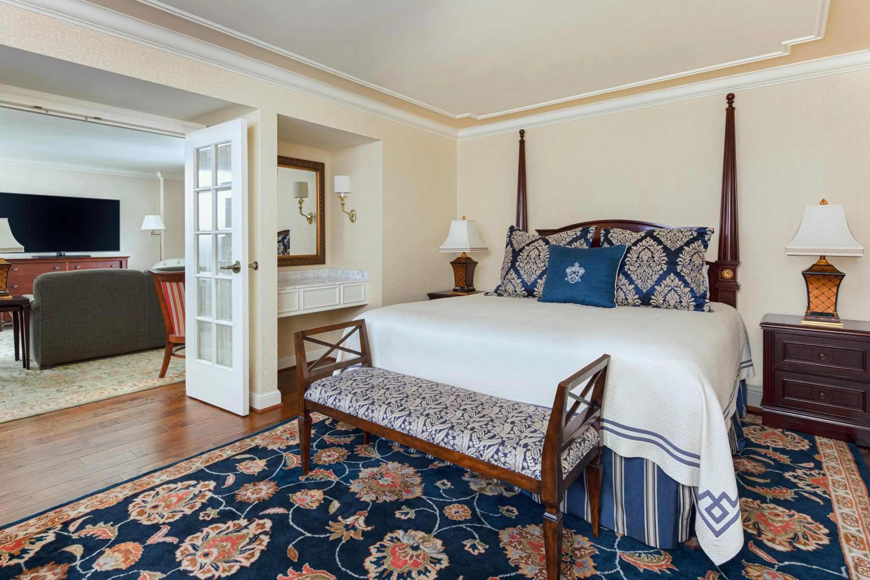 Bedroom, Bed in Washington Duke Inn & Golf Club