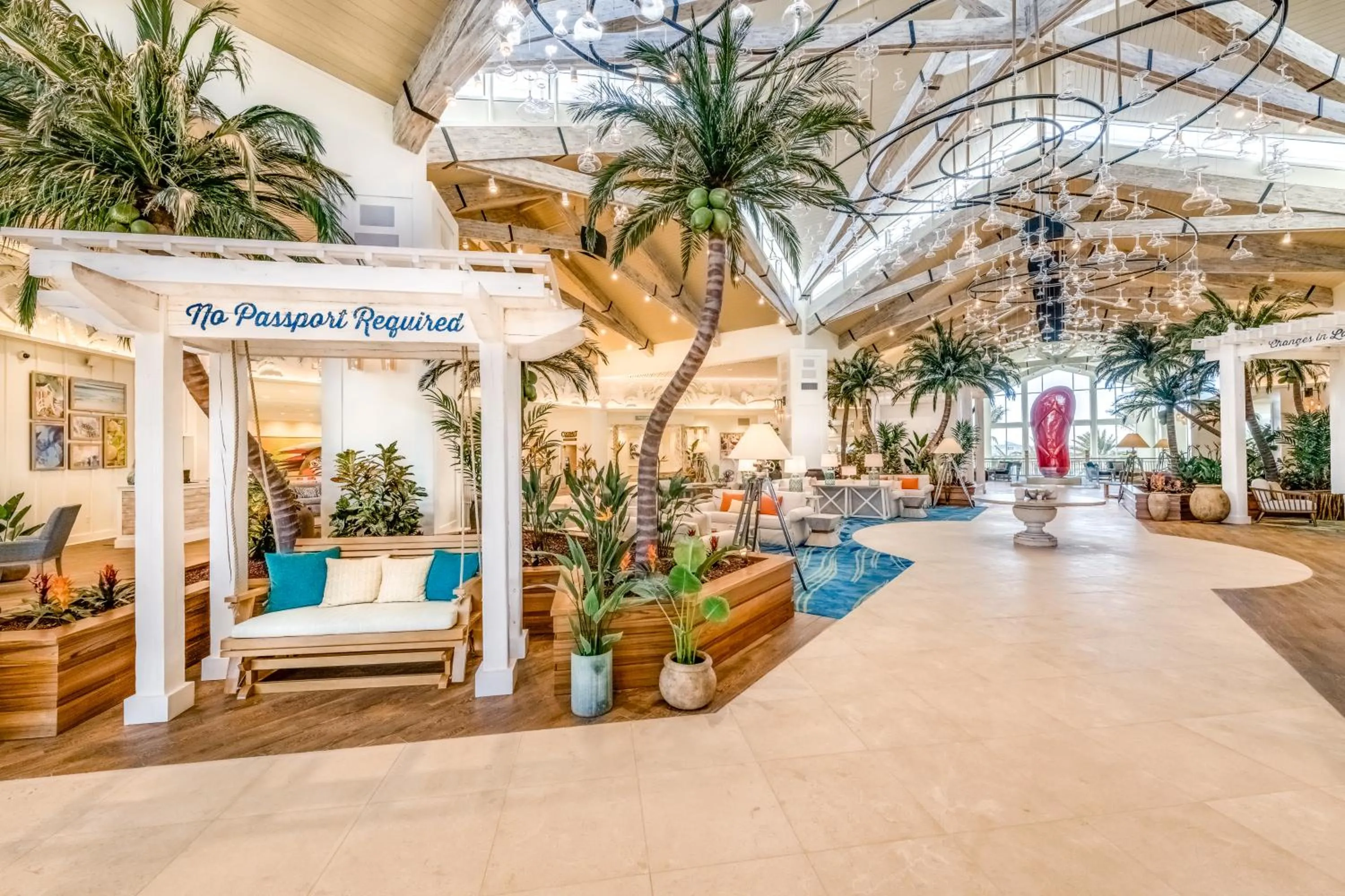 Lobby or reception in Margaritaville Cottages Orlando by Rentyl with H2O Waterpark