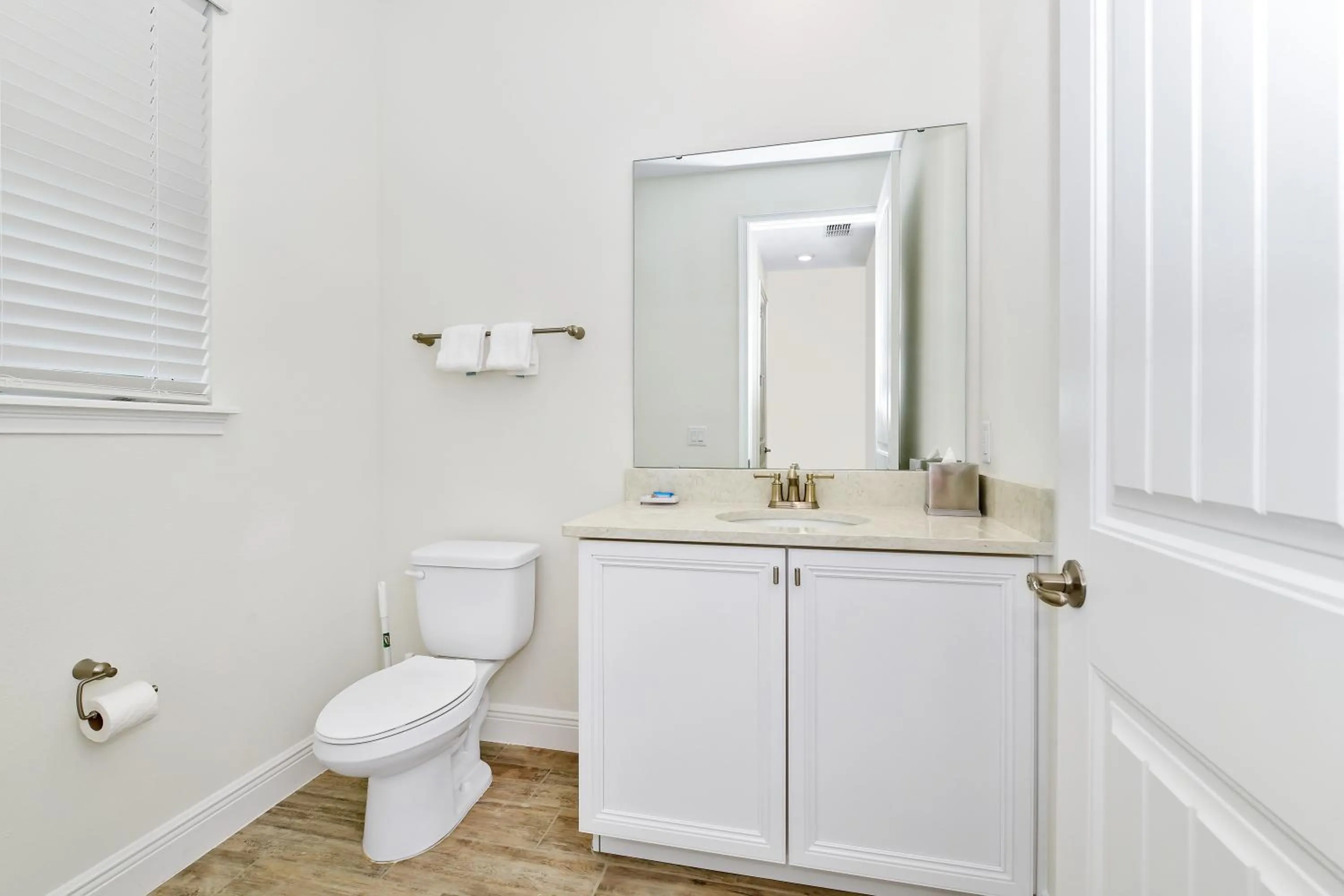 Toilet in Margaritaville Cottages Orlando by Rentyl with H2O Waterpark