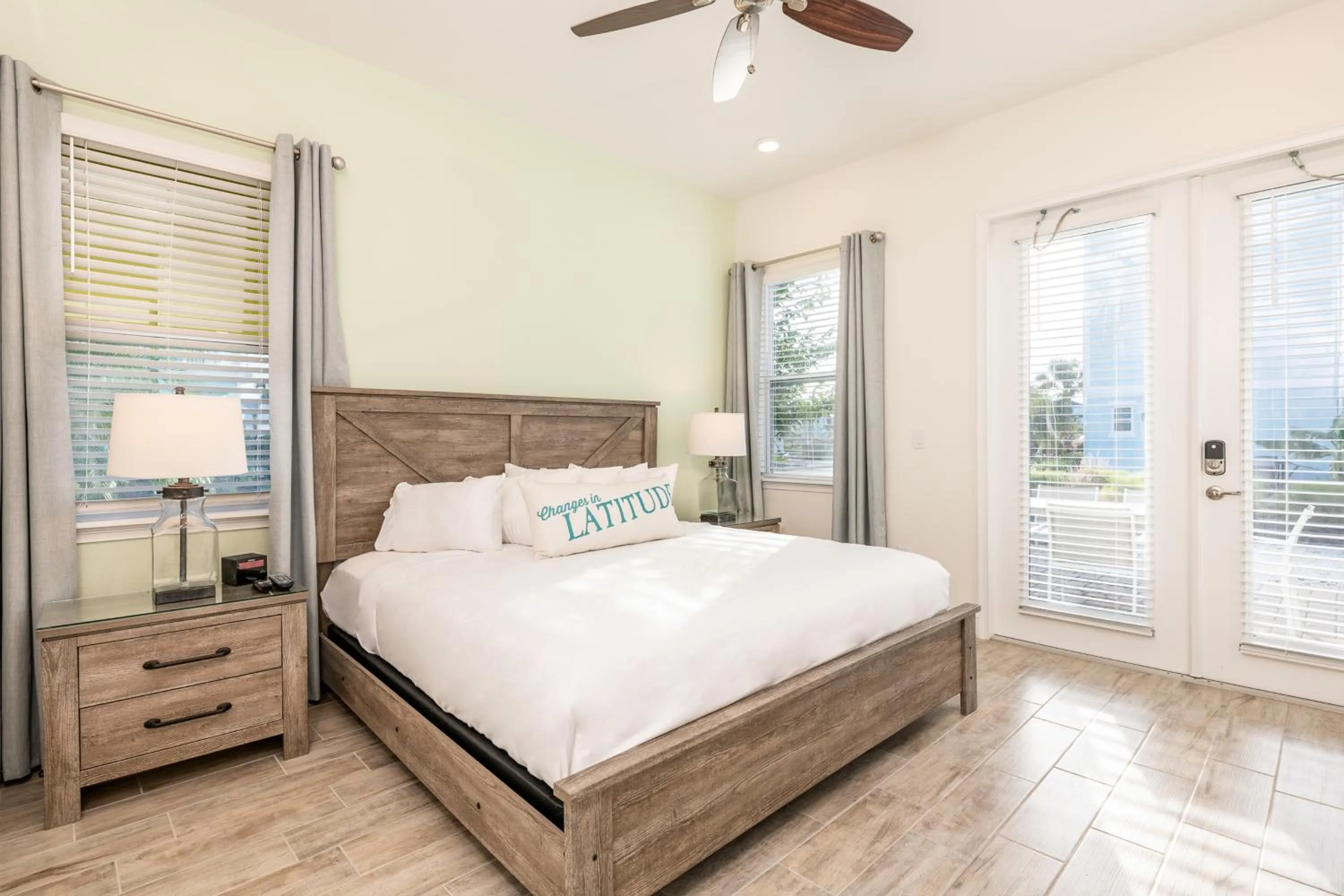 Bedroom, Bed in Margaritaville Cottages Orlando by Rentyl with H2O Waterpark