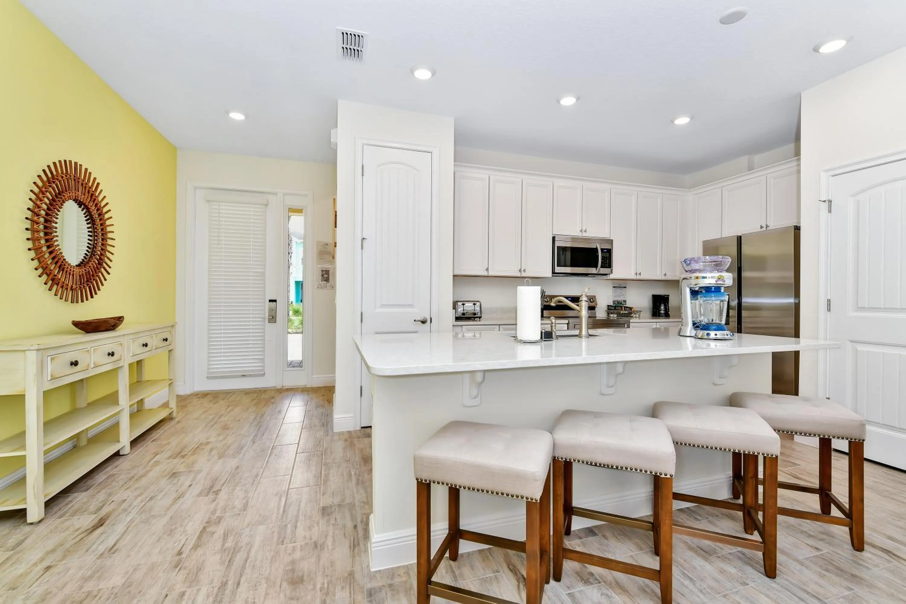 Kitchen or kitchenette in Margaritaville Cottages Orlando by Rentyl with H2O Waterpark