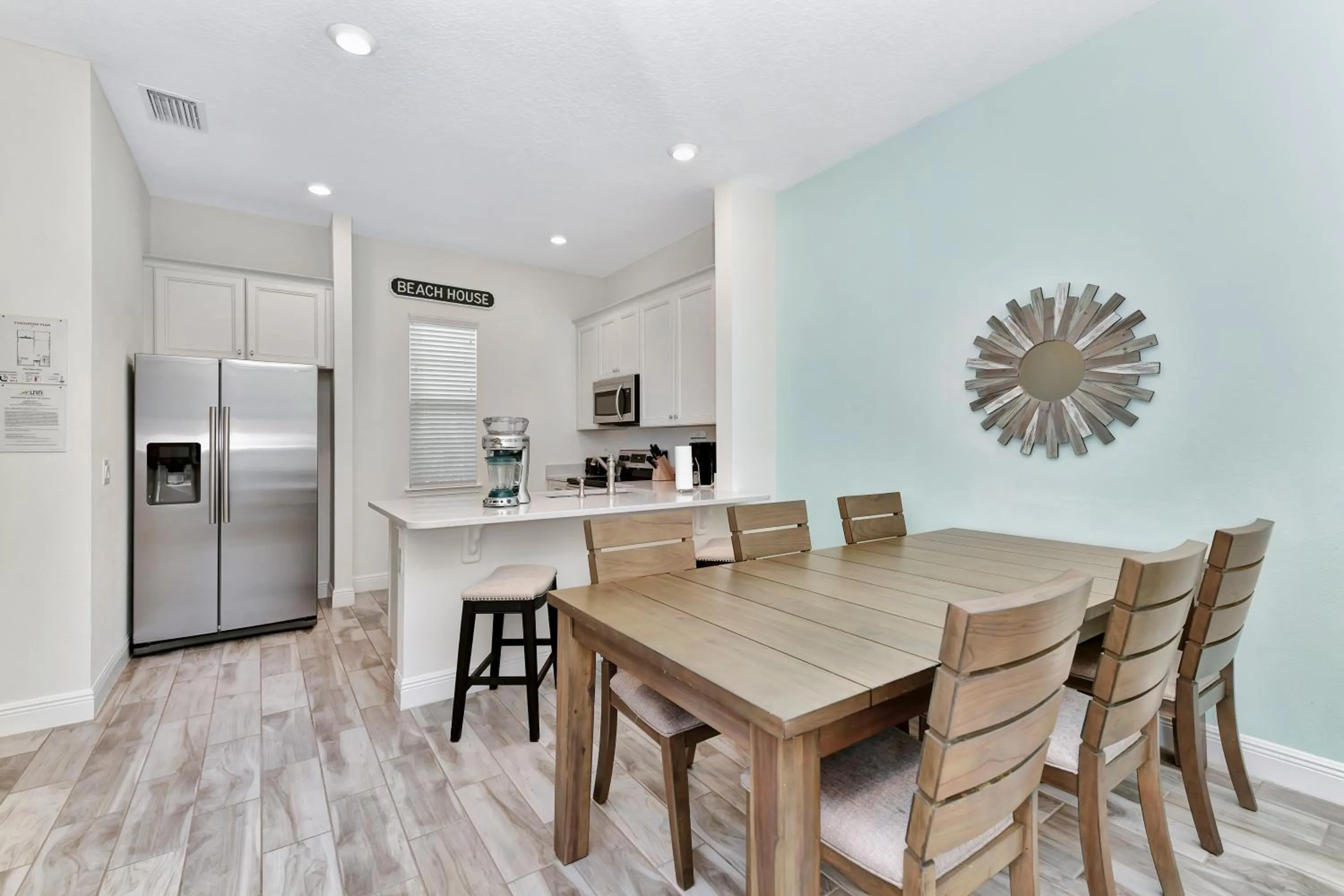 Kitchen or kitchenette in Margaritaville Cottages Orlando by Rentyl with H2O Waterpark