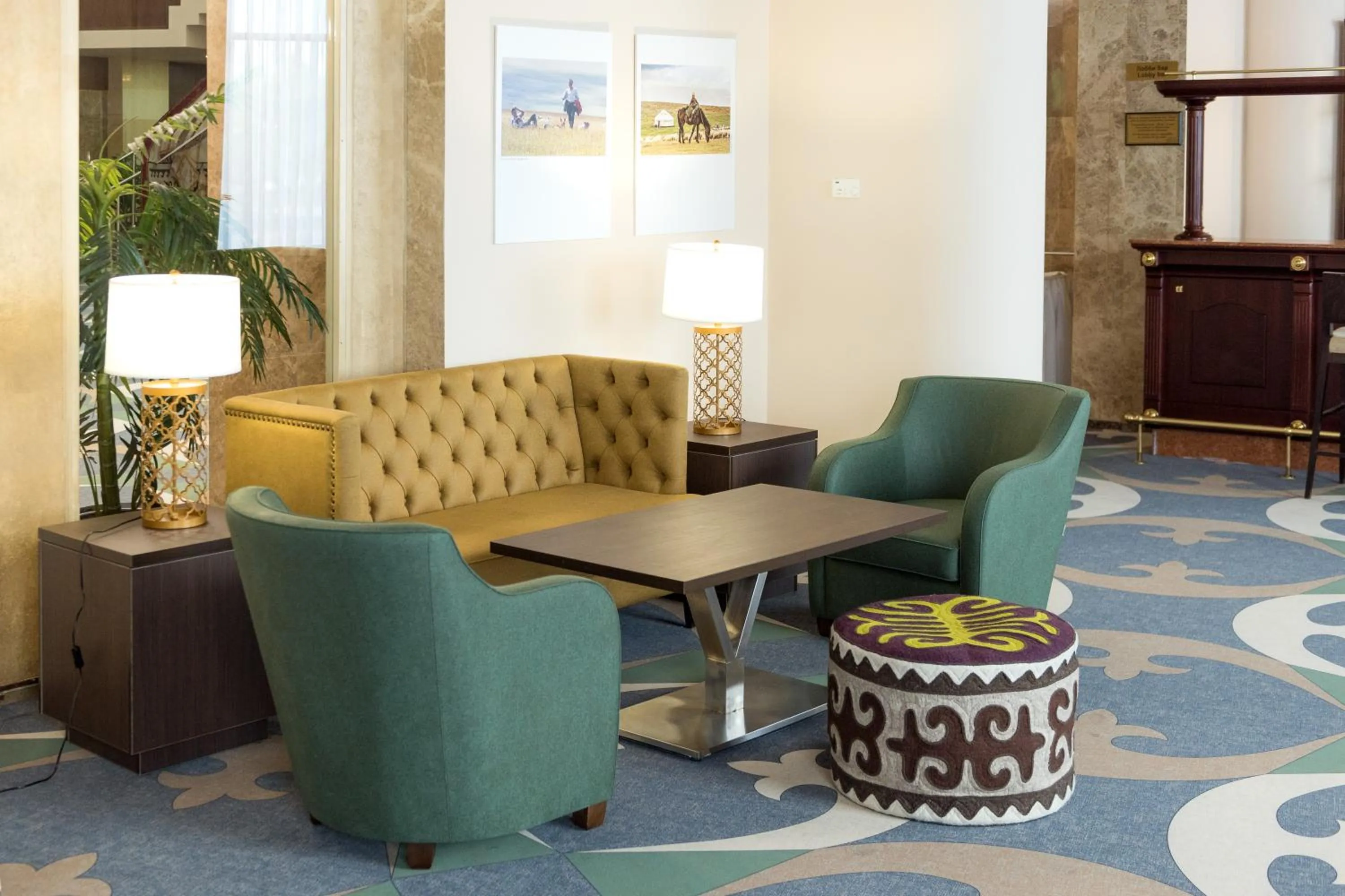 Lobby or reception in Hotel Duman