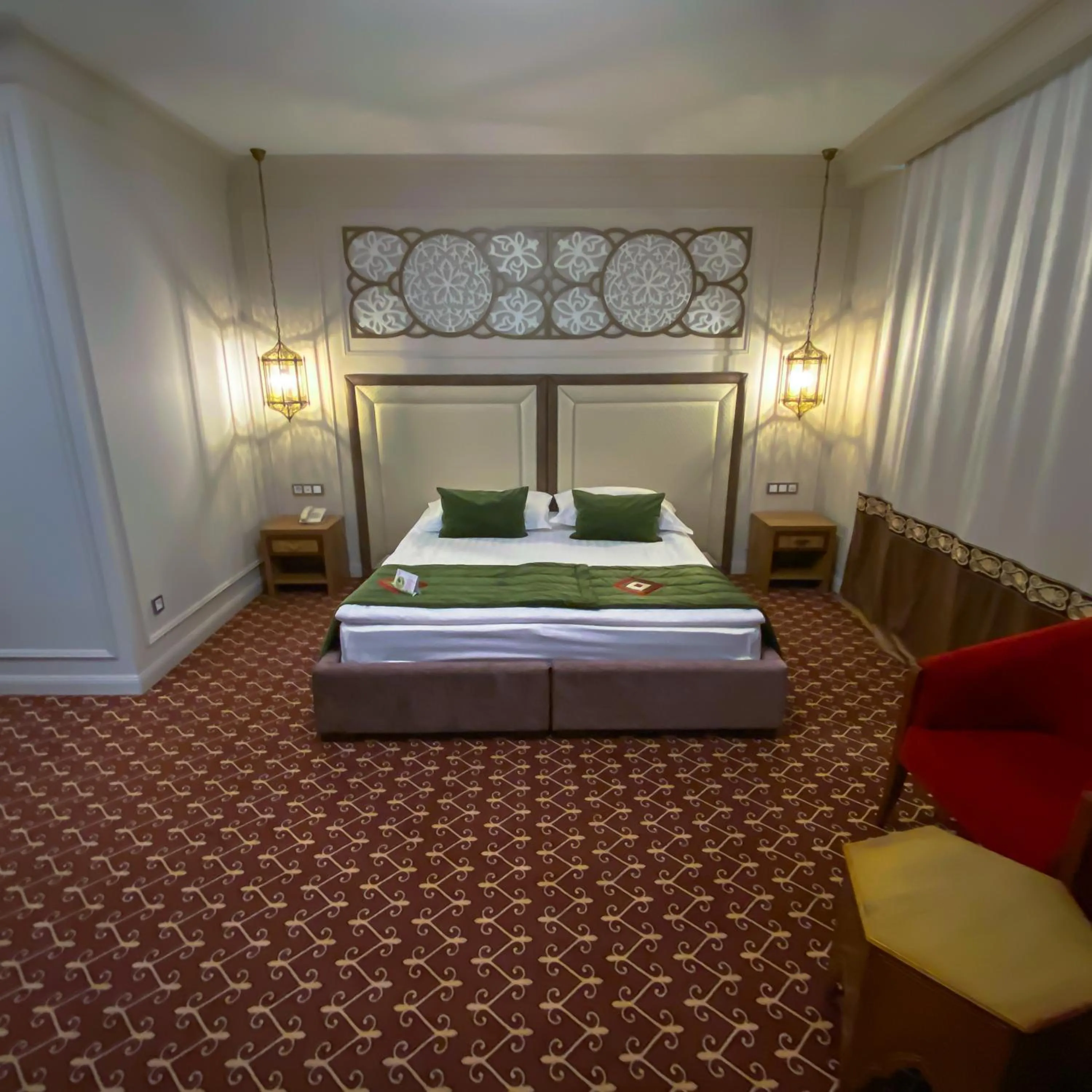 Bed in Jumbaktas Astana Hotel