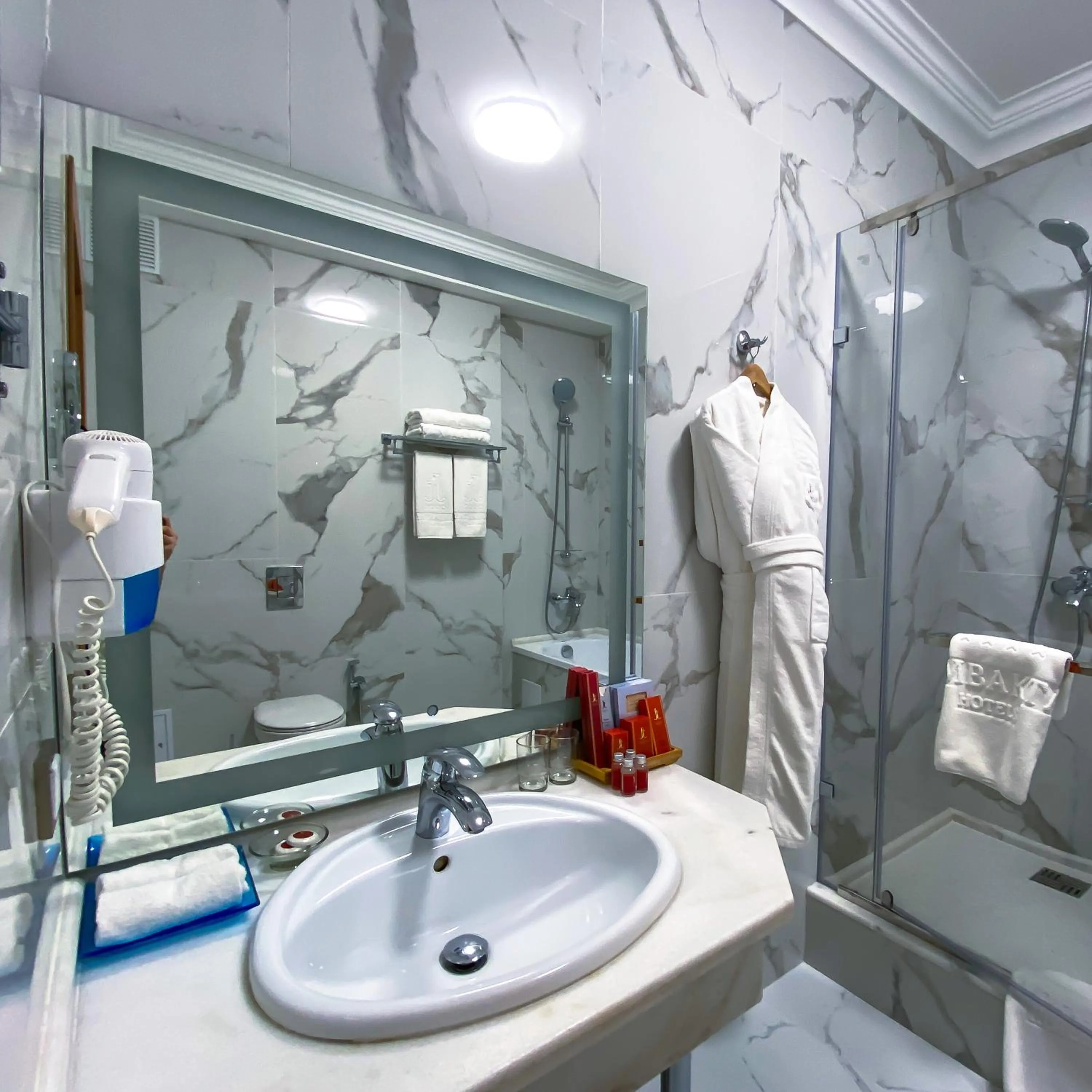 Bathroom in Jumbaktas Astana Hotel