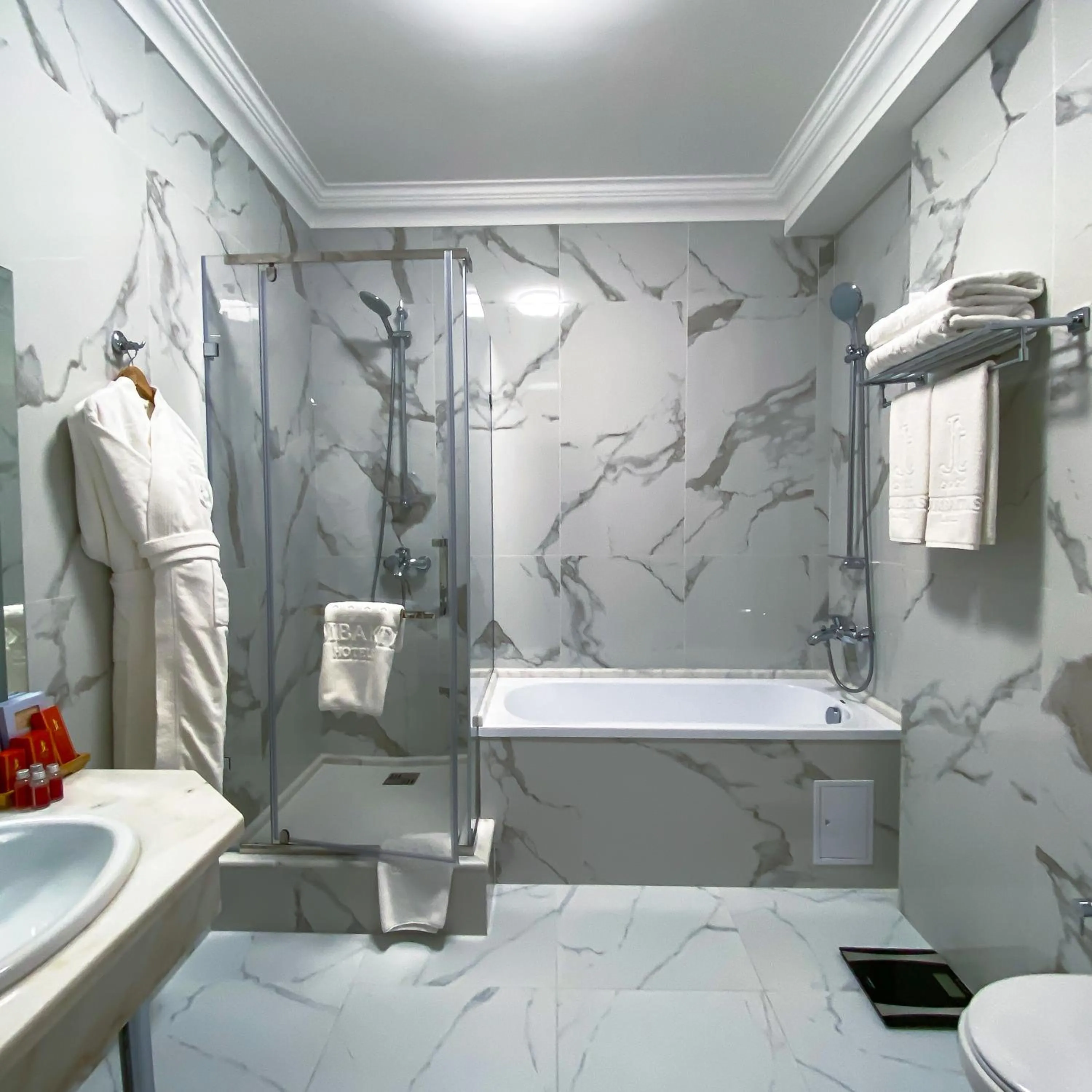 Bathroom in Jumbaktas Astana Hotel