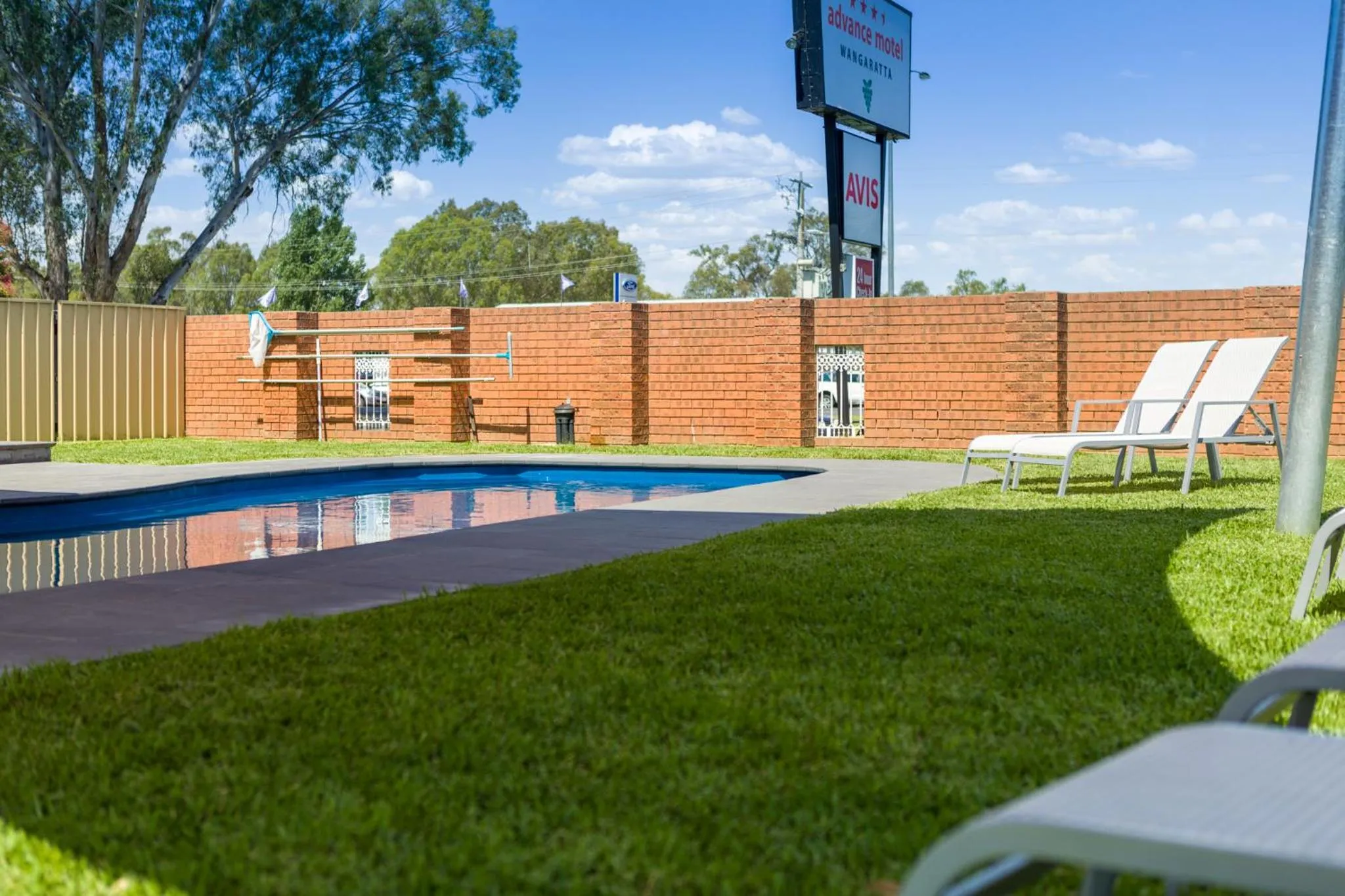 Property logo or sign in Advance Motel