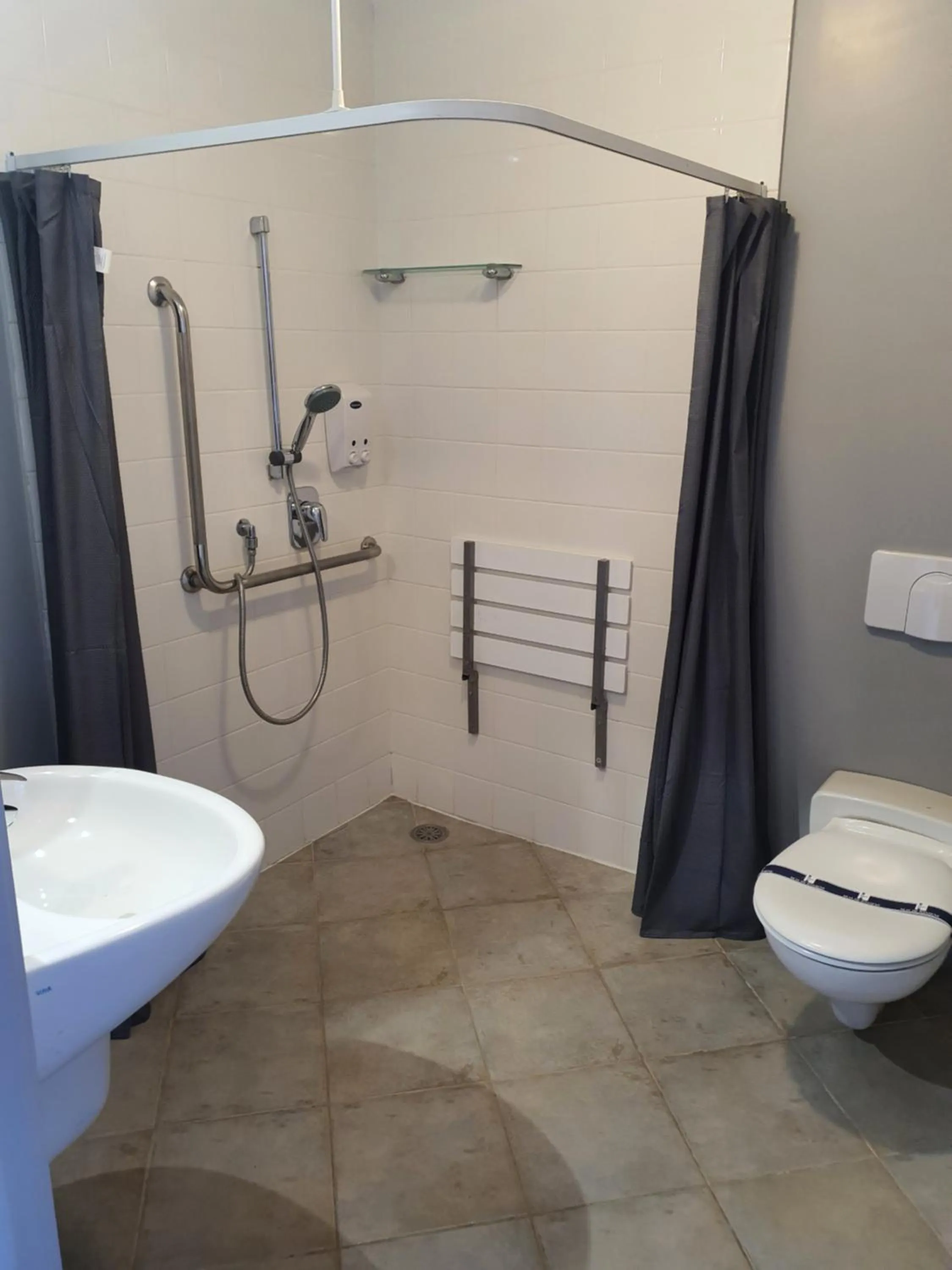 Toilet in Off Broadway Motel