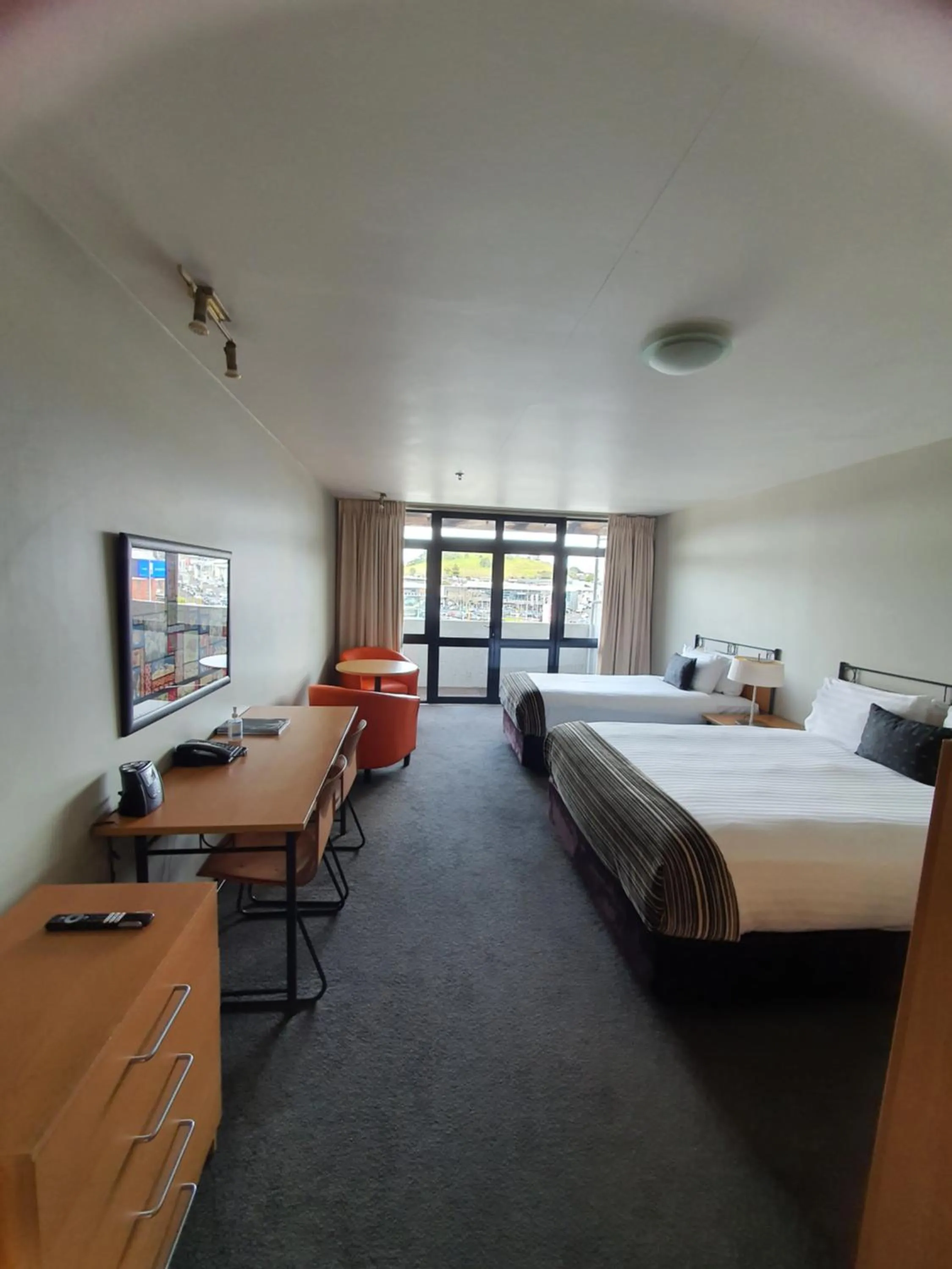 Bedroom, Bed in Off Broadway Motel