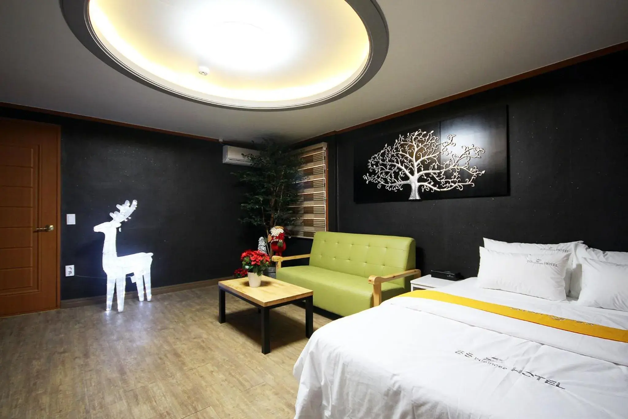 Bed in Business Hotel Busan Station Bed in Business Hotel Busan Station