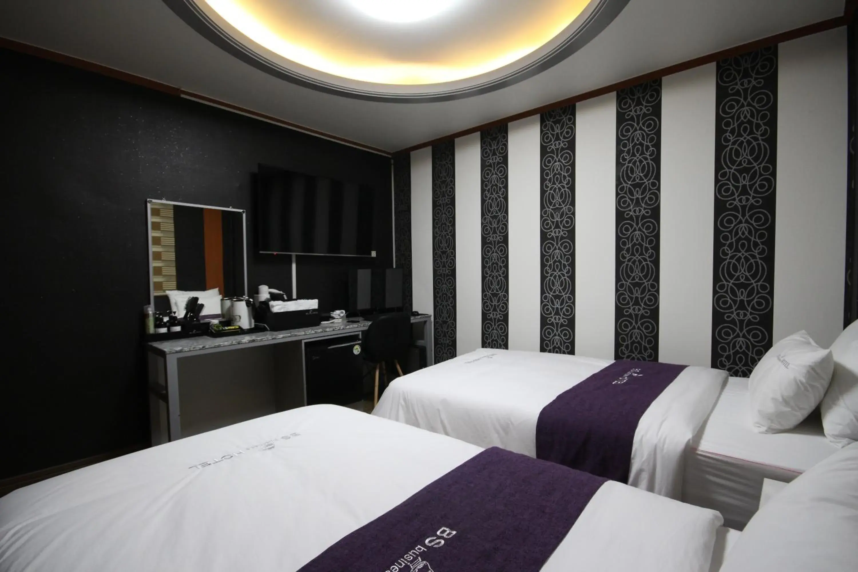 Bed in Business Hotel Busan Station Bed in Business Hotel Busan Station