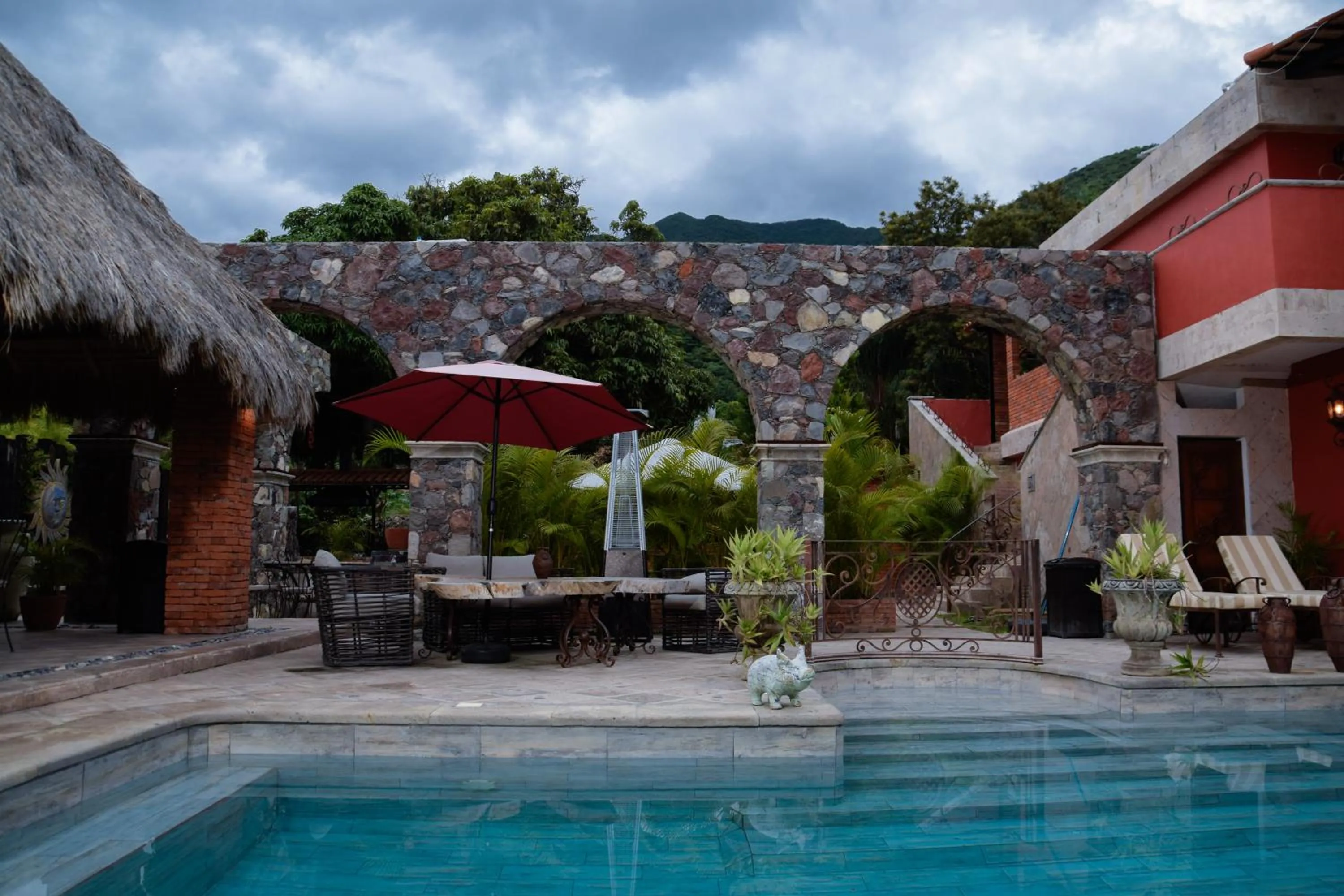 Pool view in Casa Miura Hotel Boutique