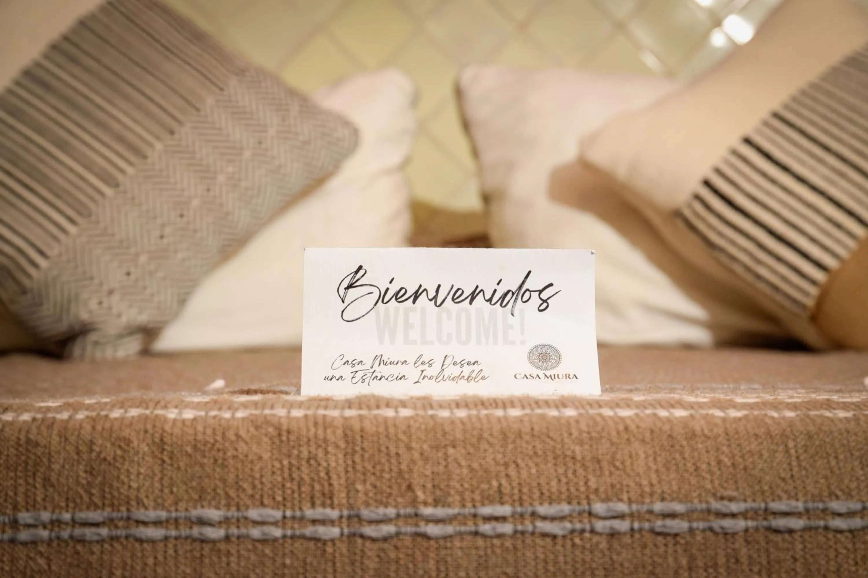 Bed in Casa Miura Hotel Boutique