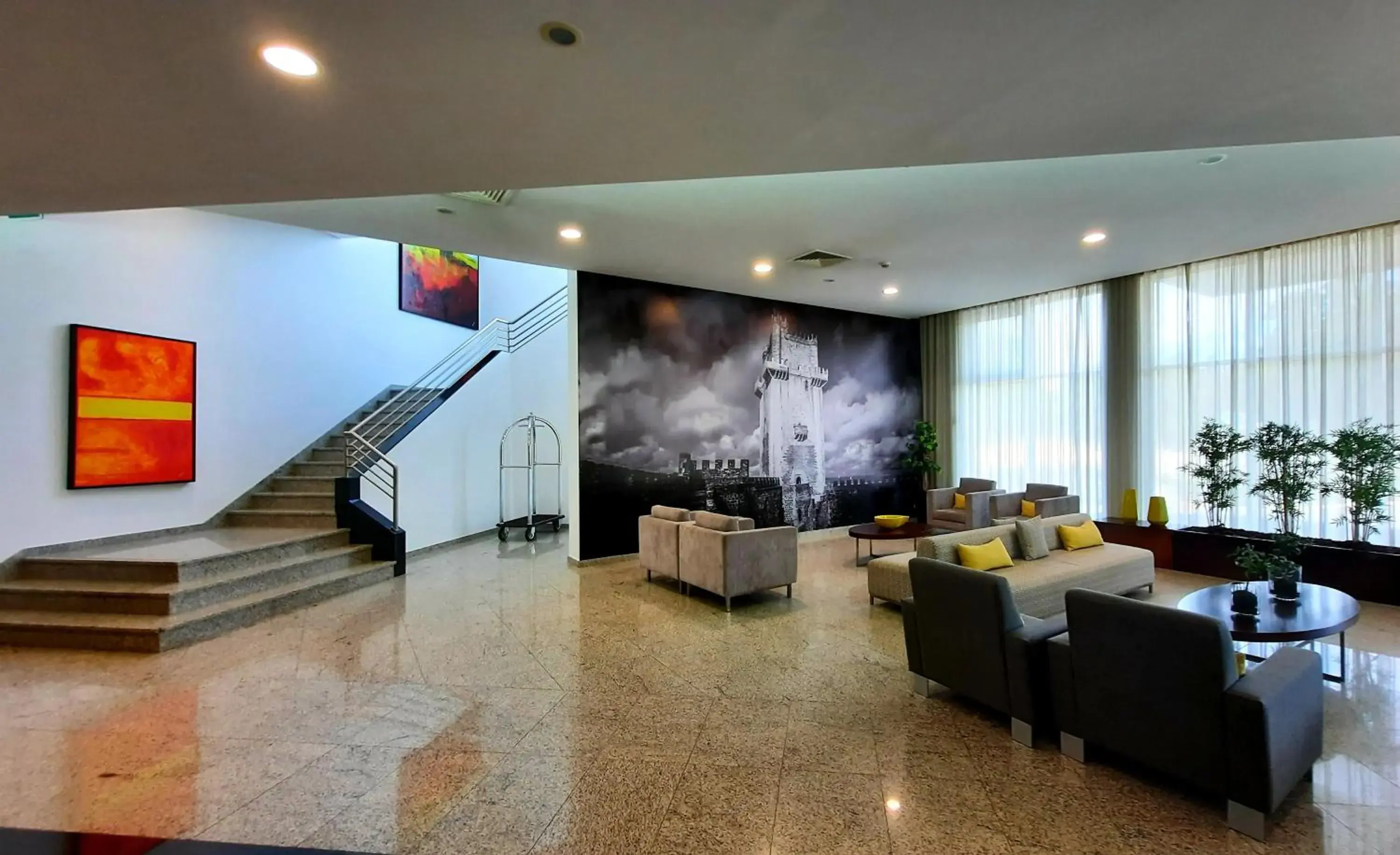 Lobby or reception in BejaParque Hotel Lobby or reception in BejaParque Hotel