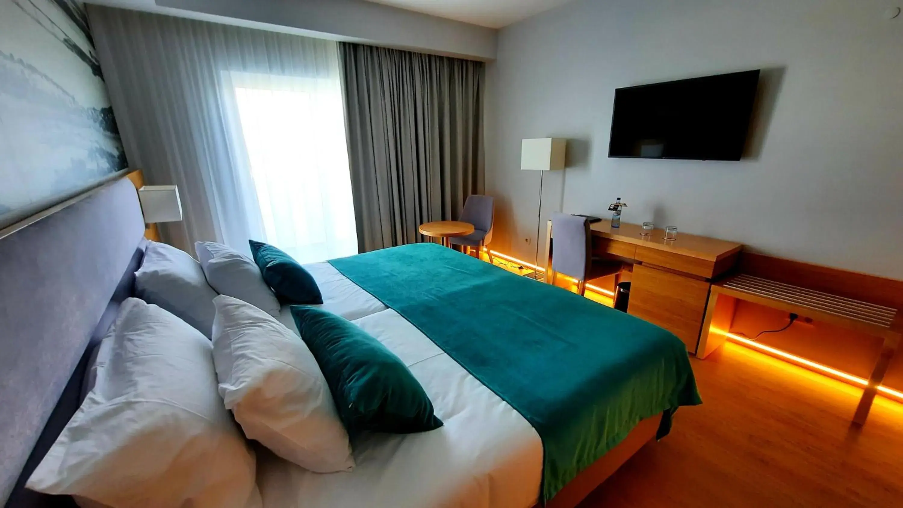 Decorative detail, Bed in BejaParque Hotel Decorative detail, Bed in BejaParque Hotel