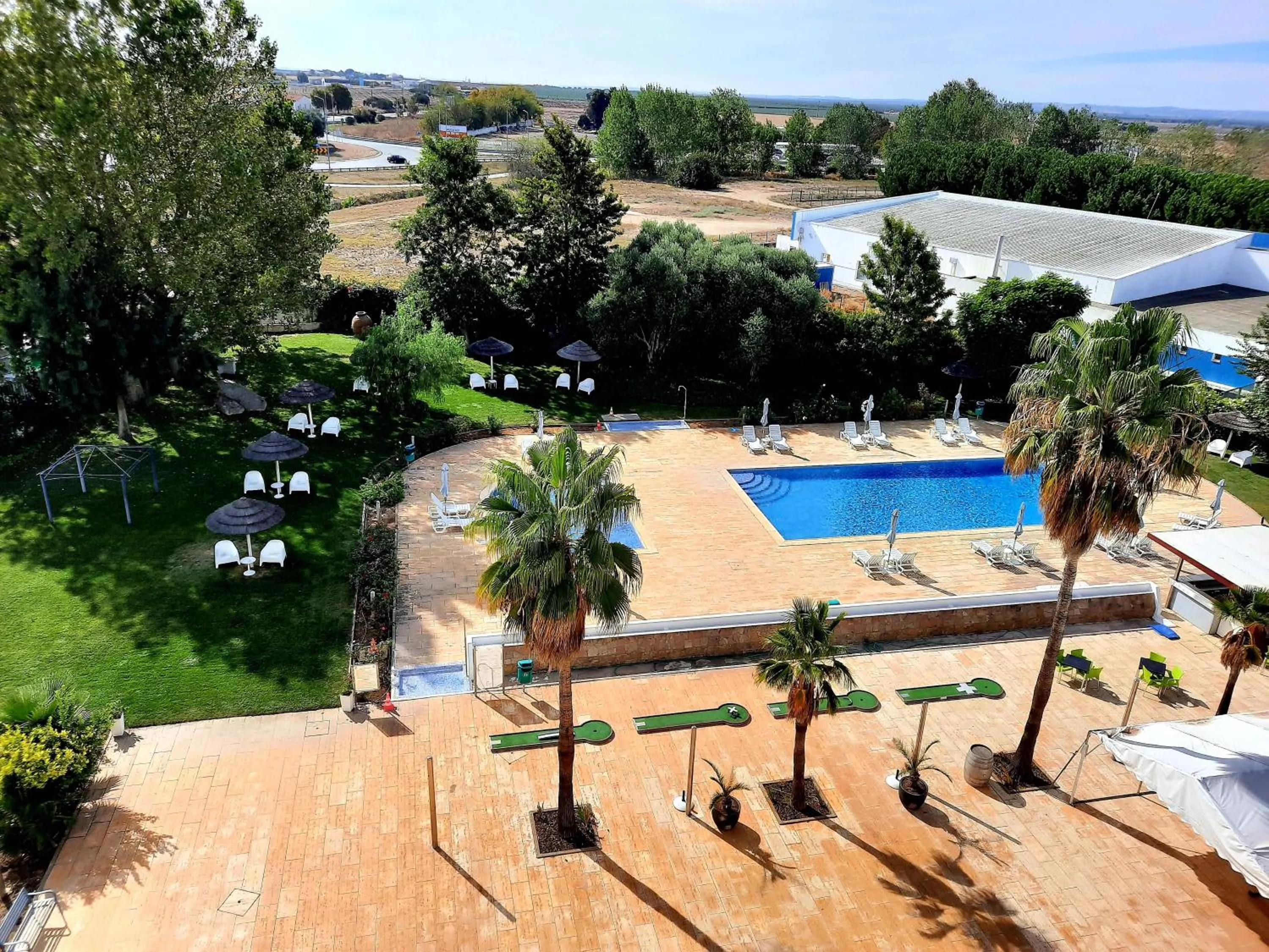 Garden in BejaParque Hotel