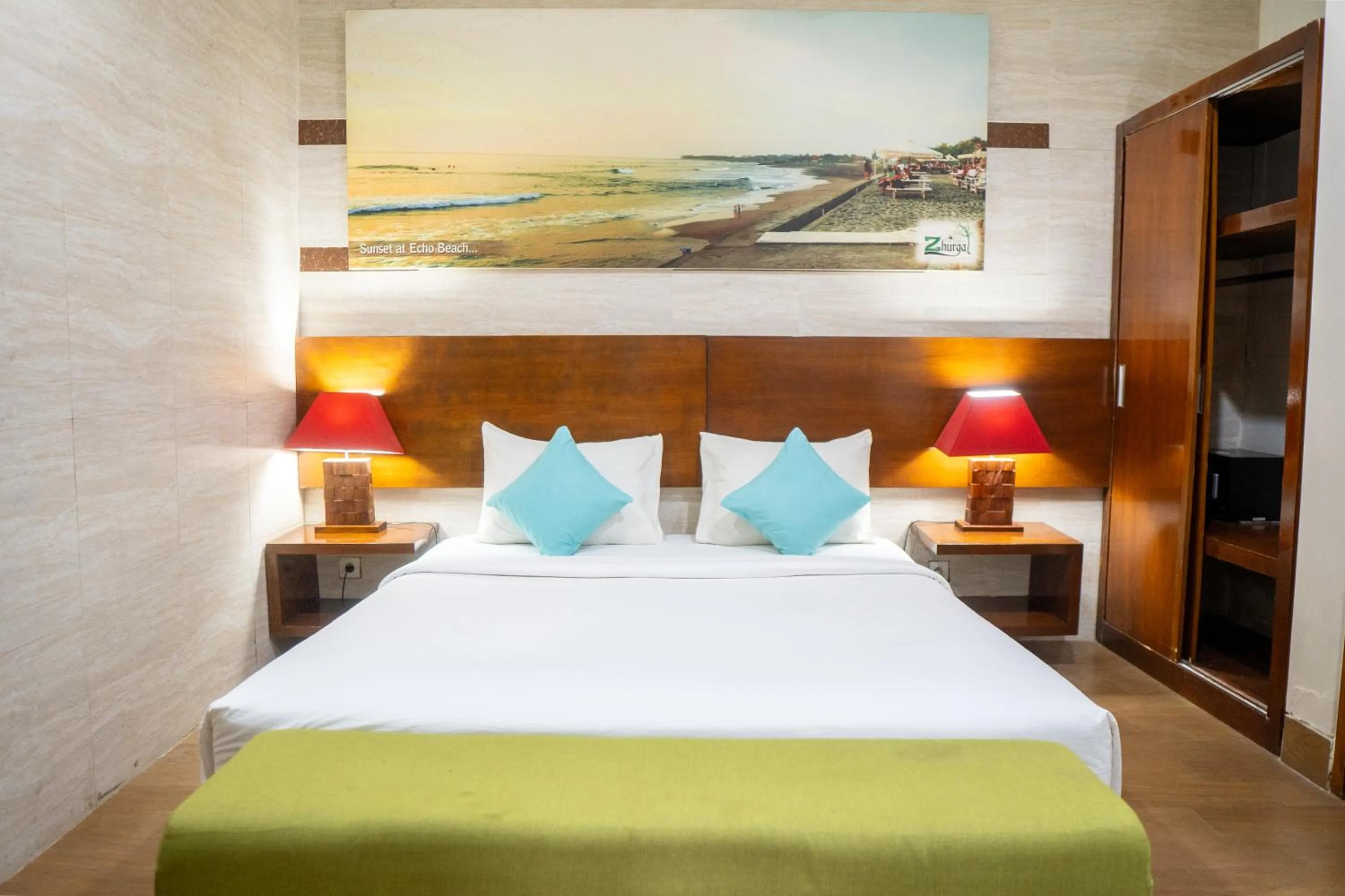 Bed in The Green Zhurga Suite Seminyak